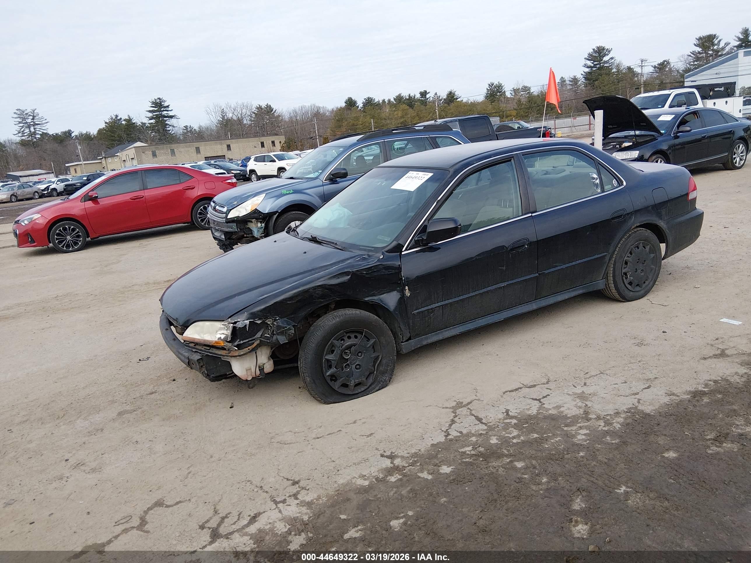 2002 Honda Accord 2.3 Lx Black vin: JHMCG66522C004274