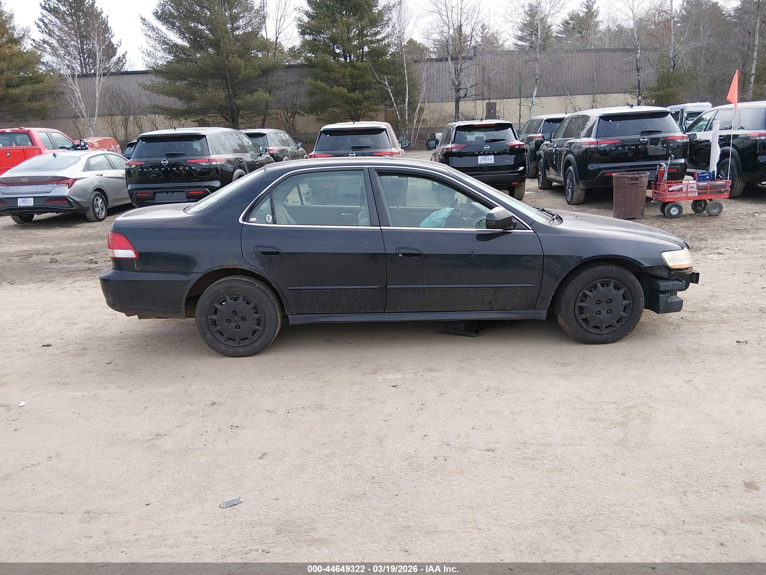 2002 Honda Accord 2.3 Lx Black vin: JHMCG66522C004274