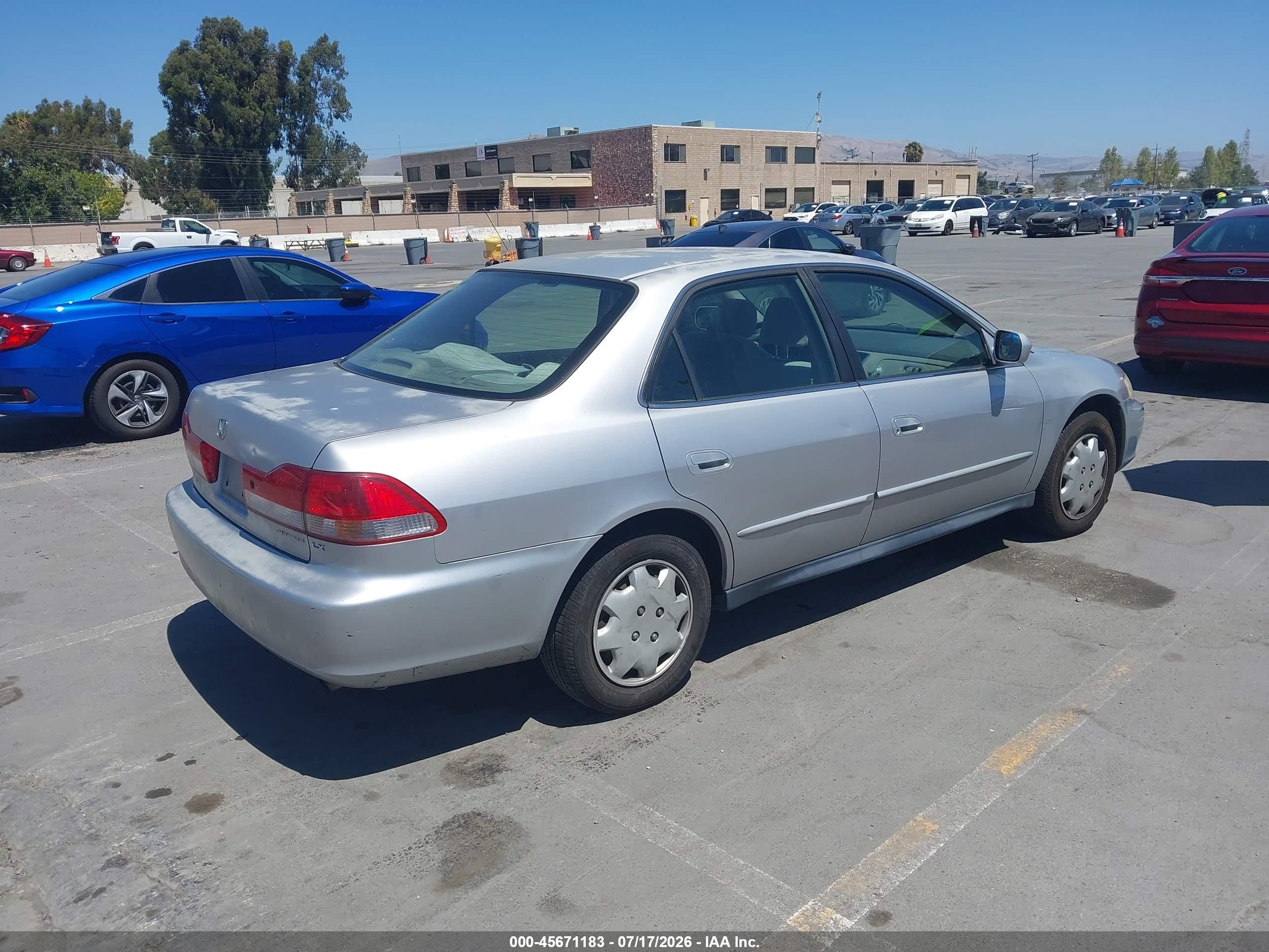 2001 Honda Accord 2.3 Lx Silver vin: JHMCG66541C014397