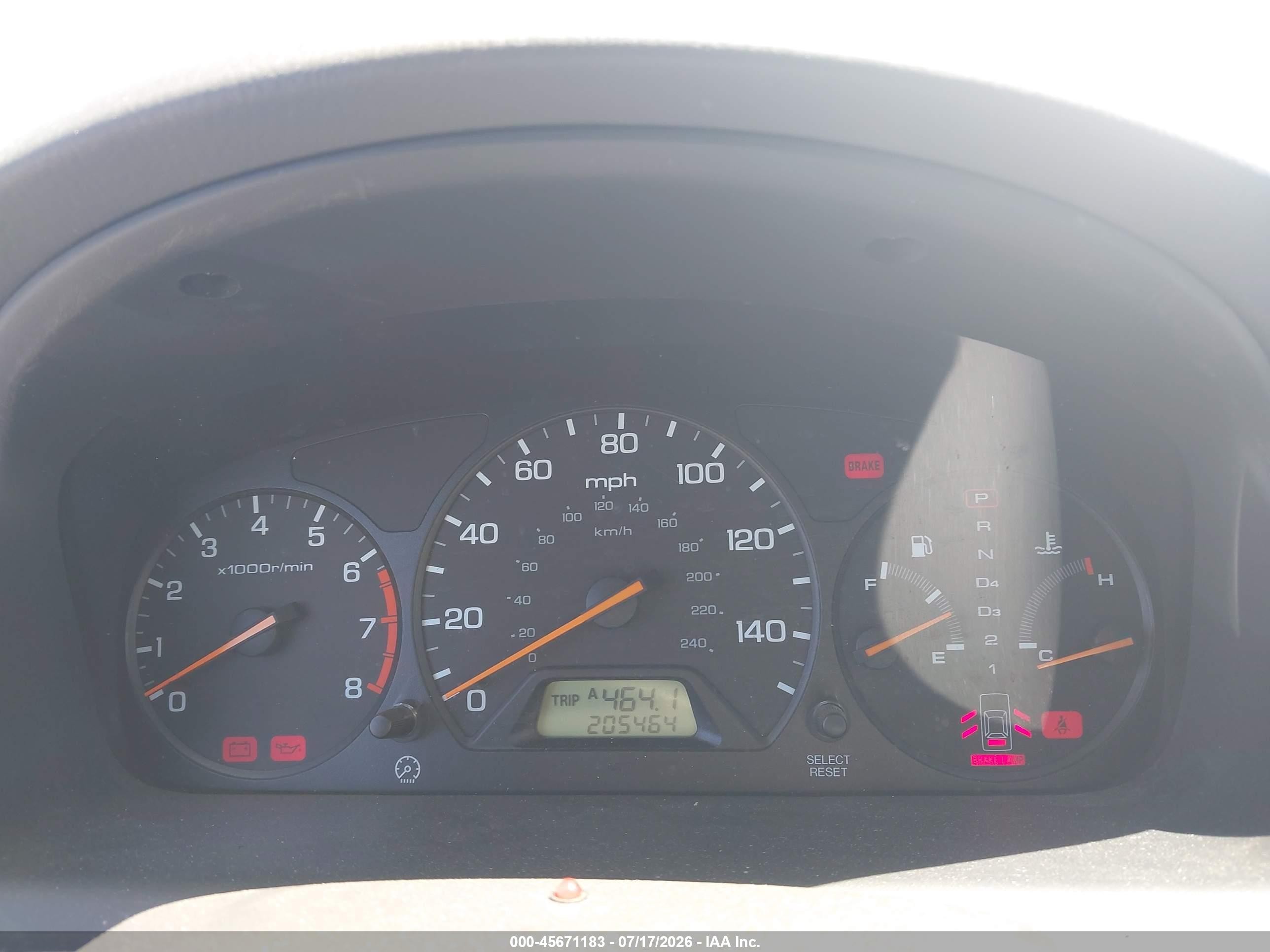 2001 Honda Accord 2.3 Lx Silver vin: JHMCG66541C014397