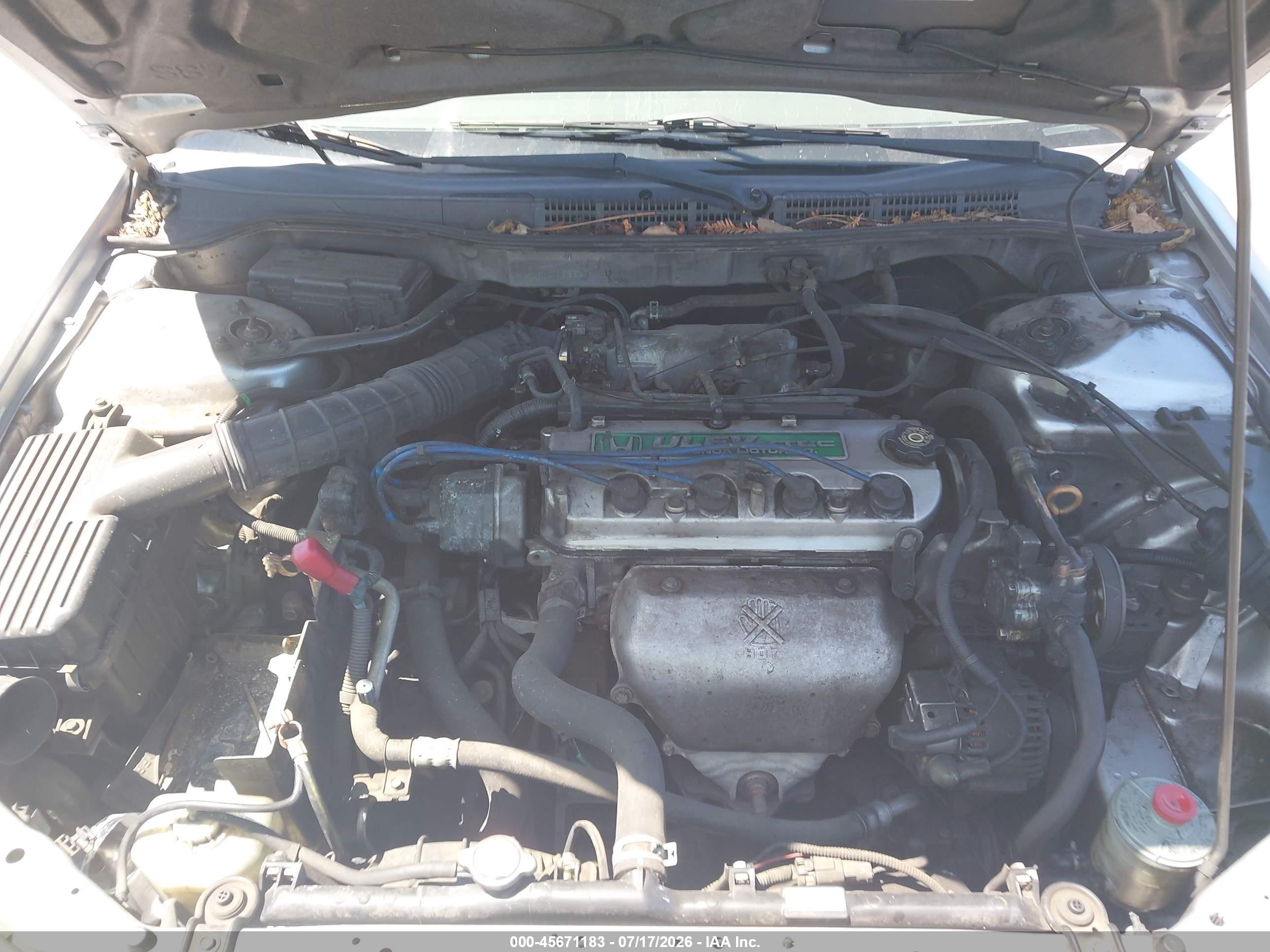 2001 Honda Accord 2.3 Lx Silver vin: JHMCG66541C014397