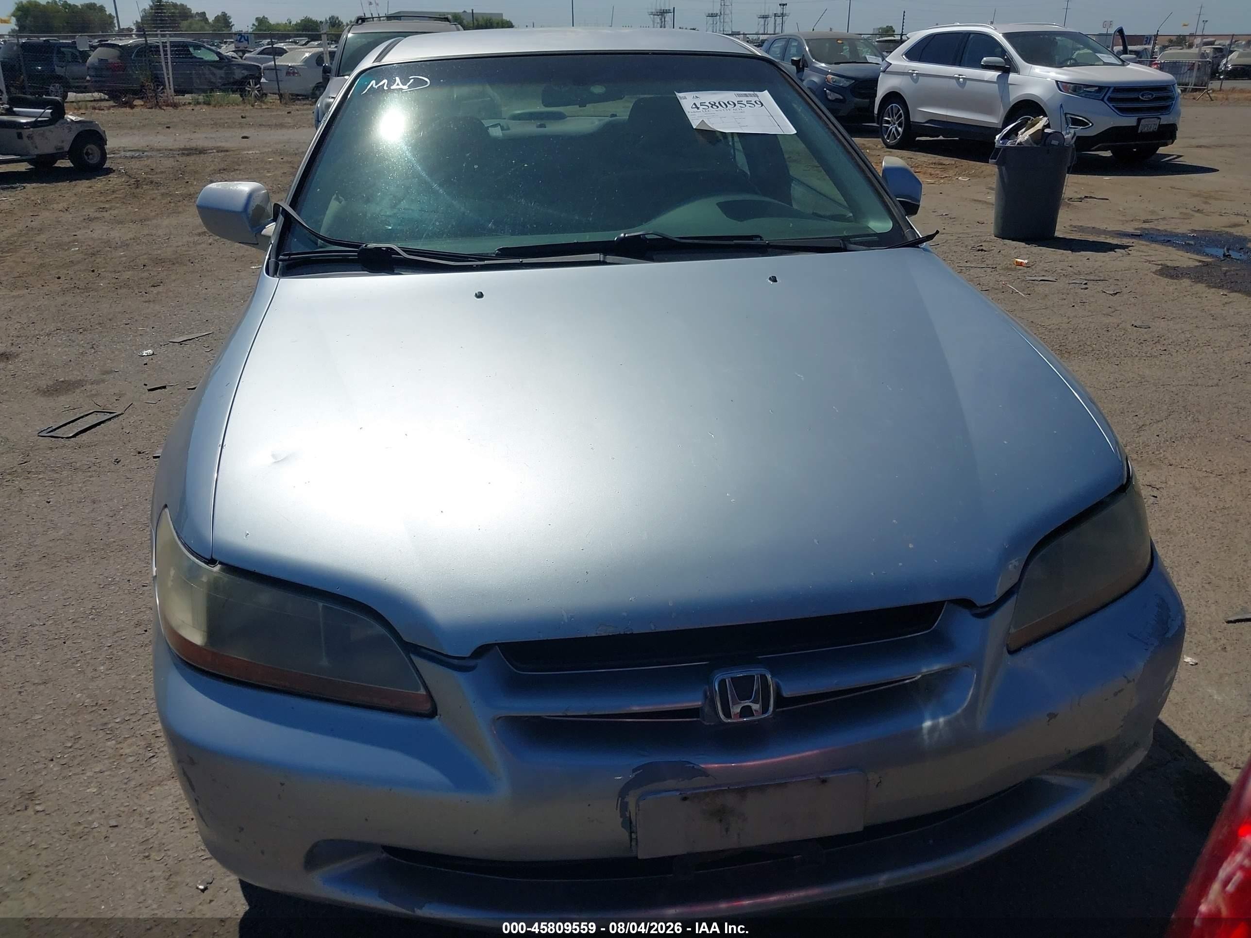 2000 Honda Accord 2.3 Lx Серый vin: JHMCG6654YC001157