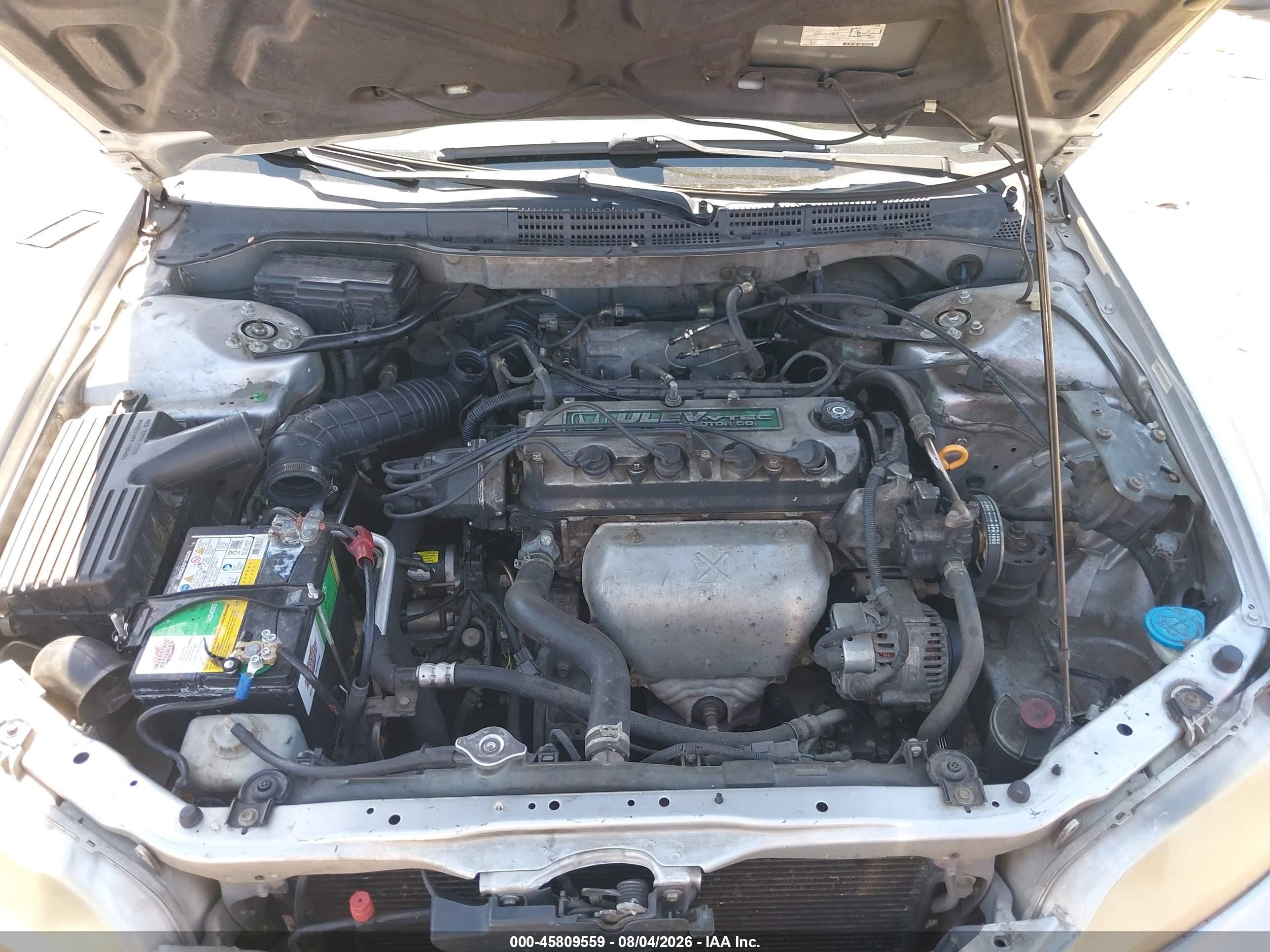2000 Honda Accord 2.3 Lx Серый vin: JHMCG6654YC001157