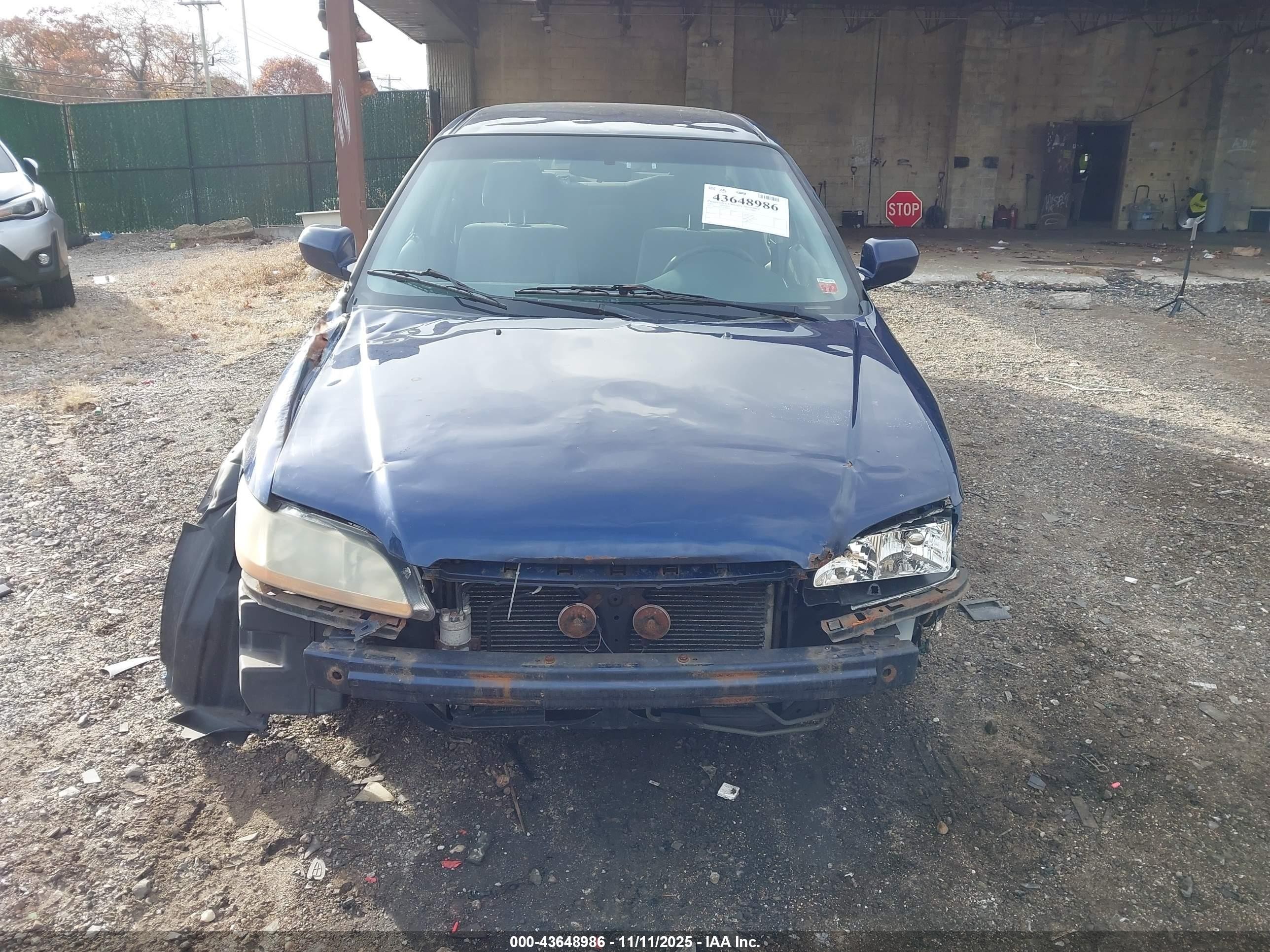 2002 Honda Accord 2.3 Lx Blue vin: JHMCG66552C003927