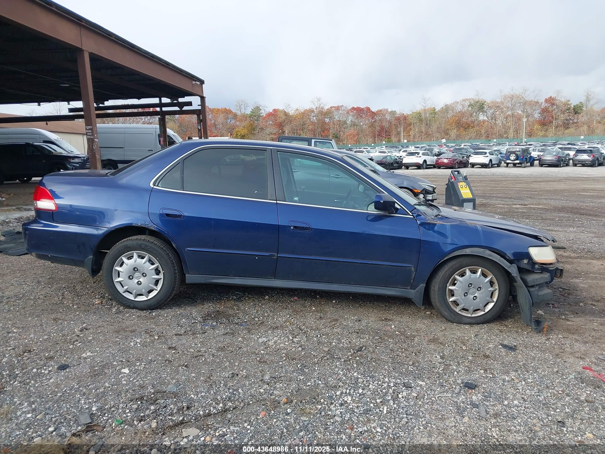 2002 Honda Accord 2.3 Lx Blue vin: JHMCG66552C003927