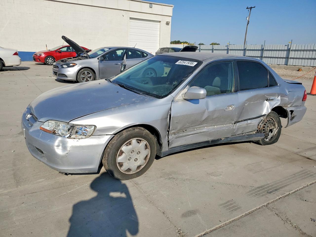 2000 Honda Accord Lx Silver vin: JHMCG6655YC007999
