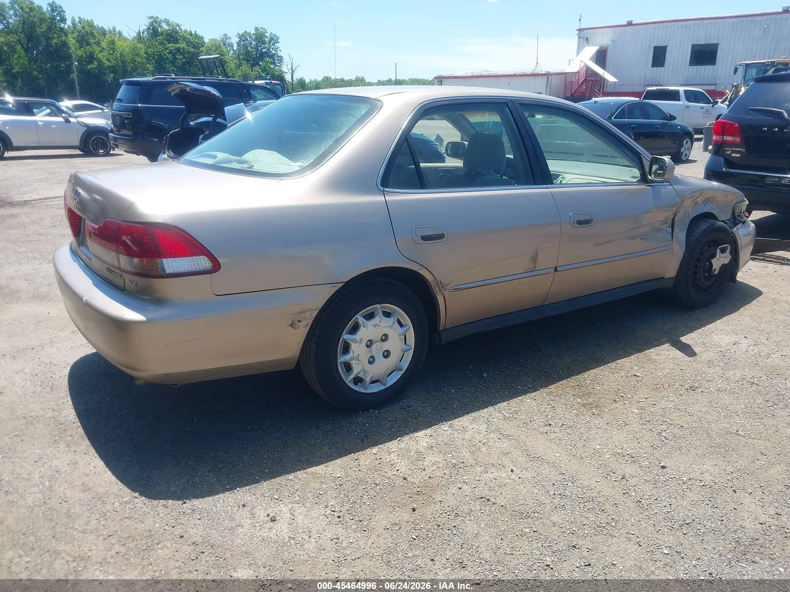 2001 Honda Accord 2.3 Lx Желто-коричневый vin: JHMCG66571C002681