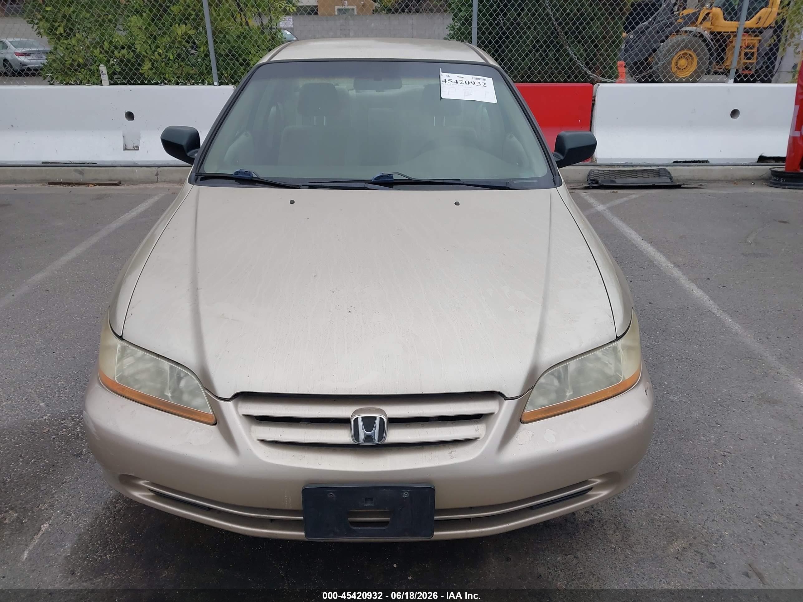 2001 Honda Accord 2.3 Lx Gold vin: JHMCG66571C006181