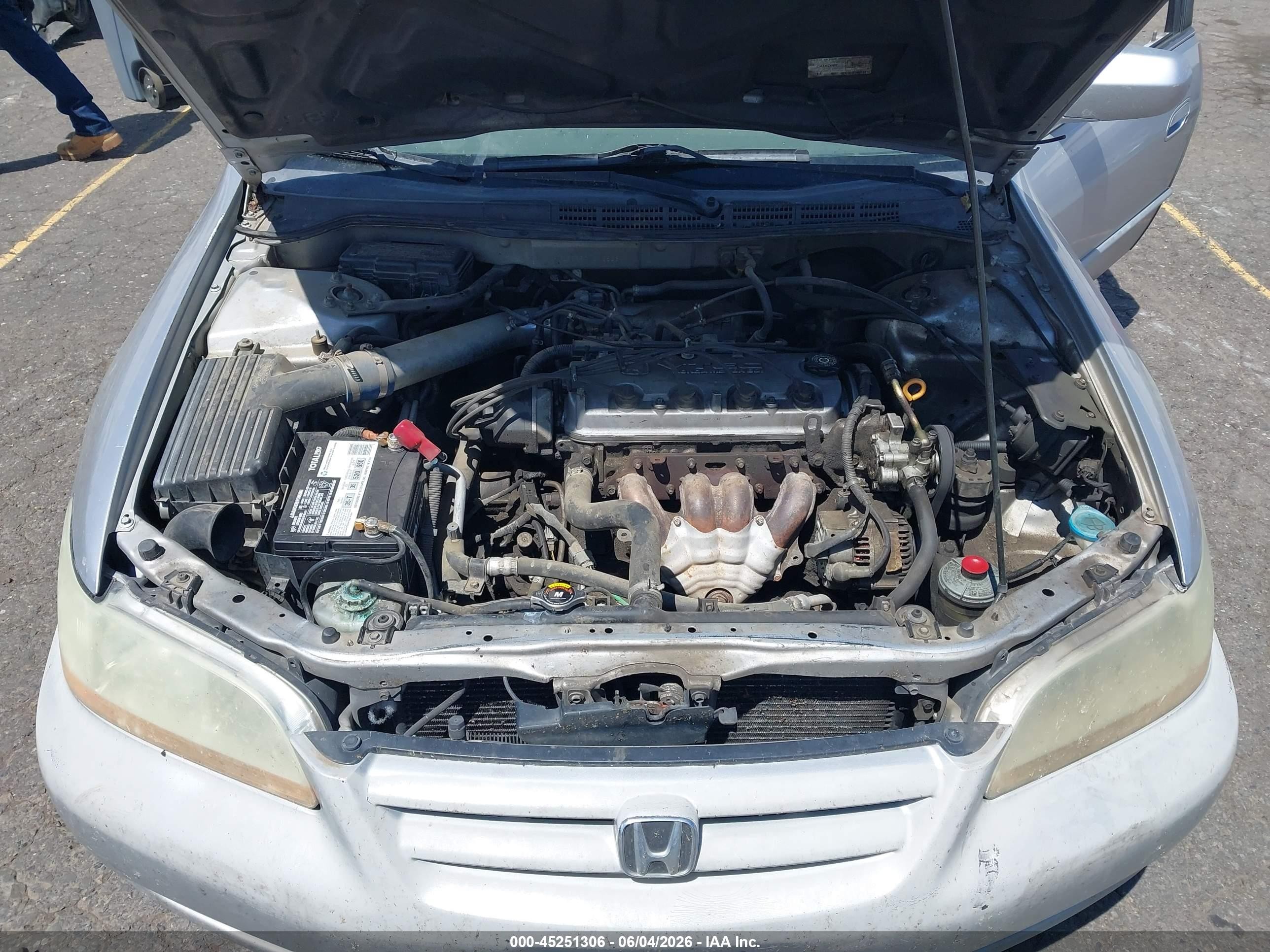 2001 Honda Accord 2.3 Lx Silver vin: JHMCG66571C025264
