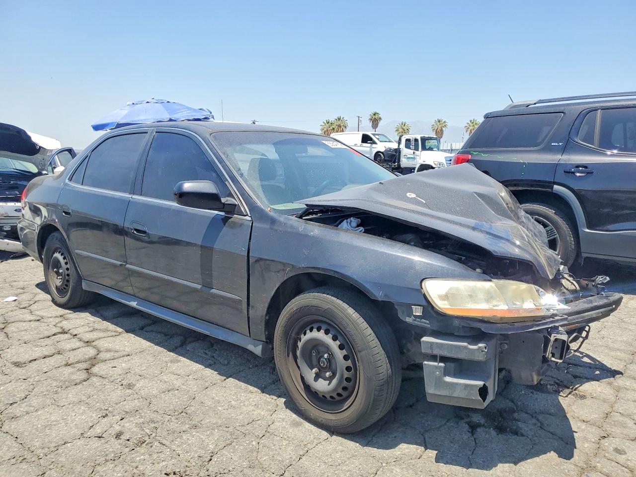 2002 Honda Accord 4d Black vin: JHMCG66572C025282