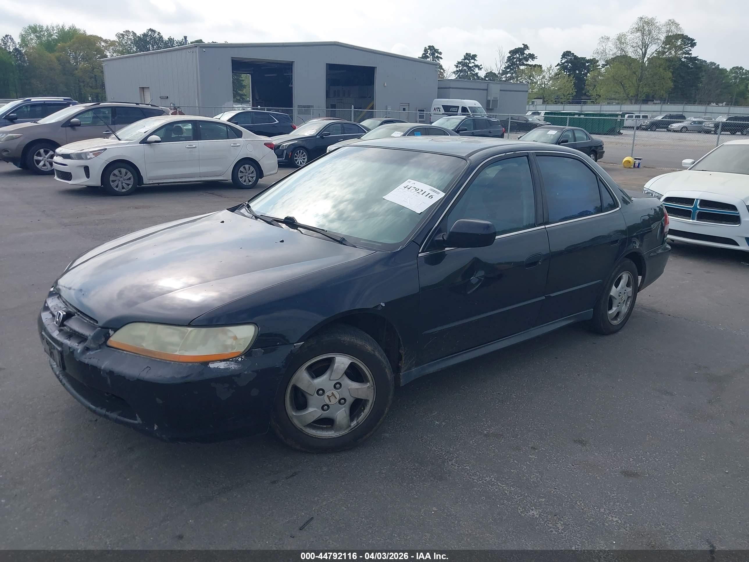 2001 Honda Accord 2.3 Lx Black vin: JHMCG665X1C012475