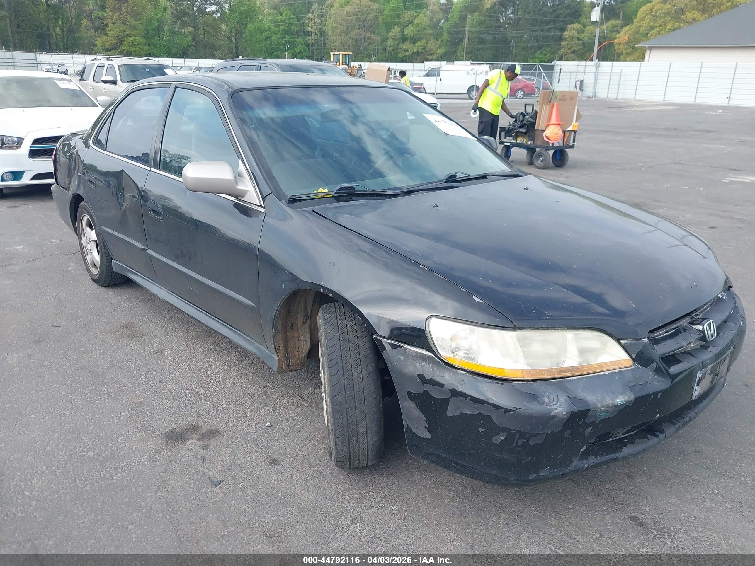2001 Honda Accord 2.3 Lx Black vin: JHMCG665X1C012475