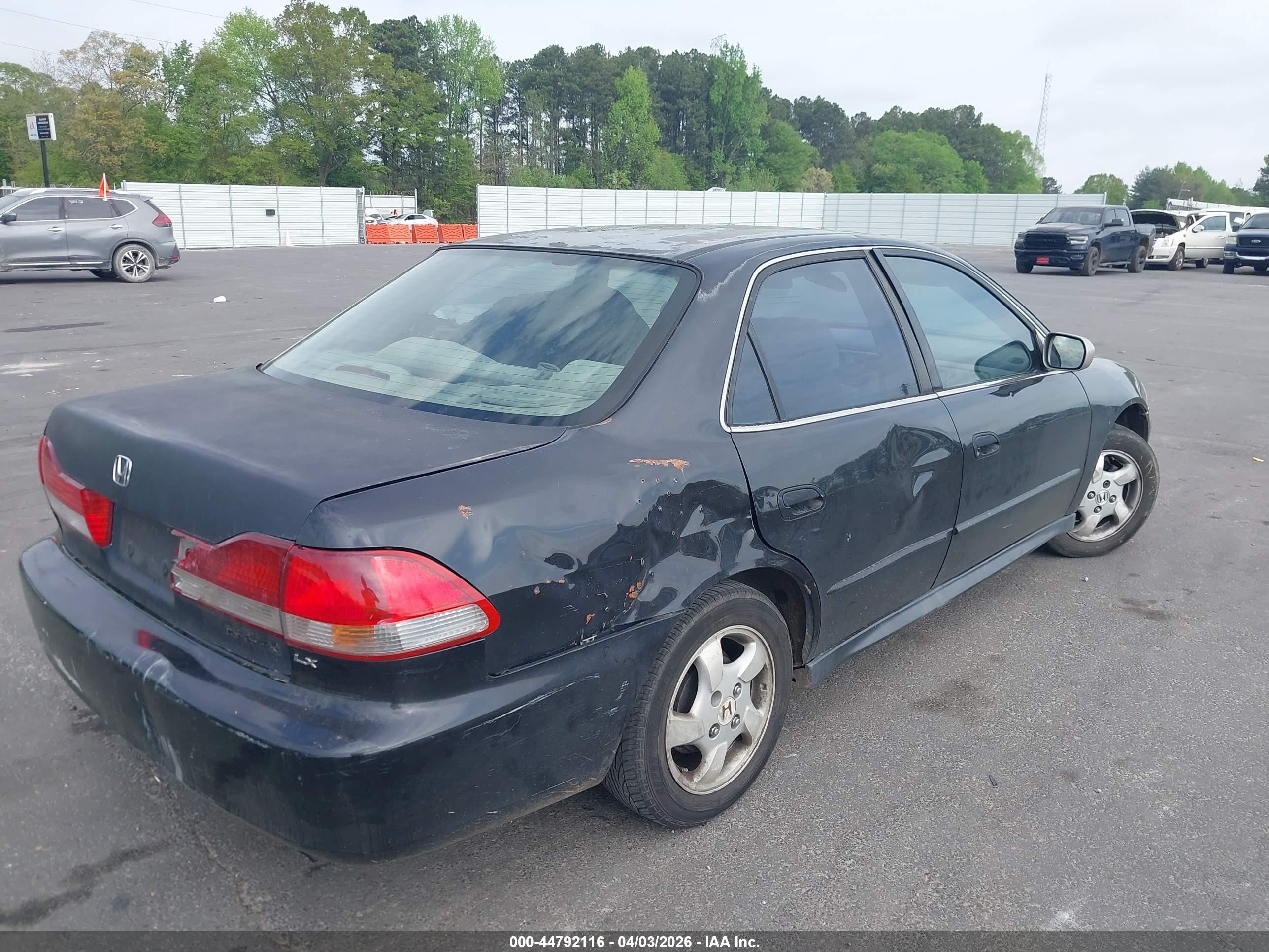 2001 Honda Accord 2.3 Lx Black vin: JHMCG665X1C012475