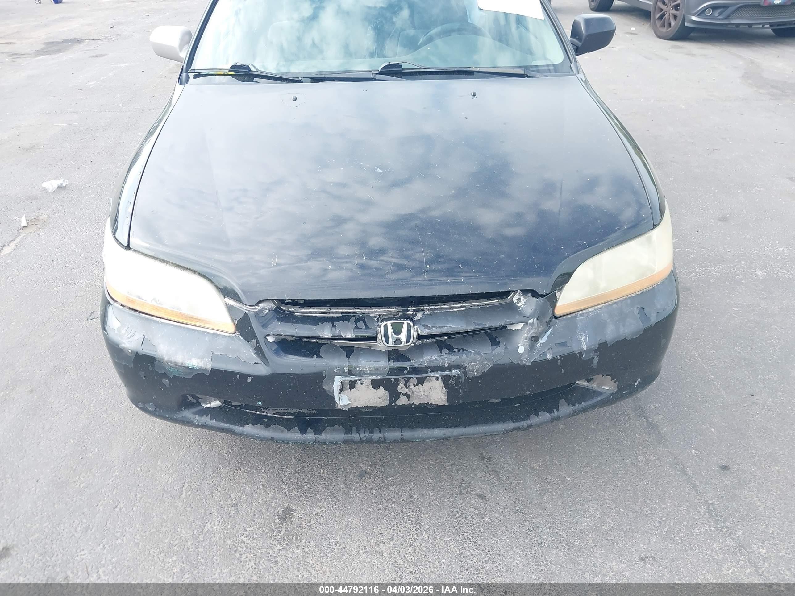 2001 Honda Accord 2.3 Lx Black vin: JHMCG665X1C012475
