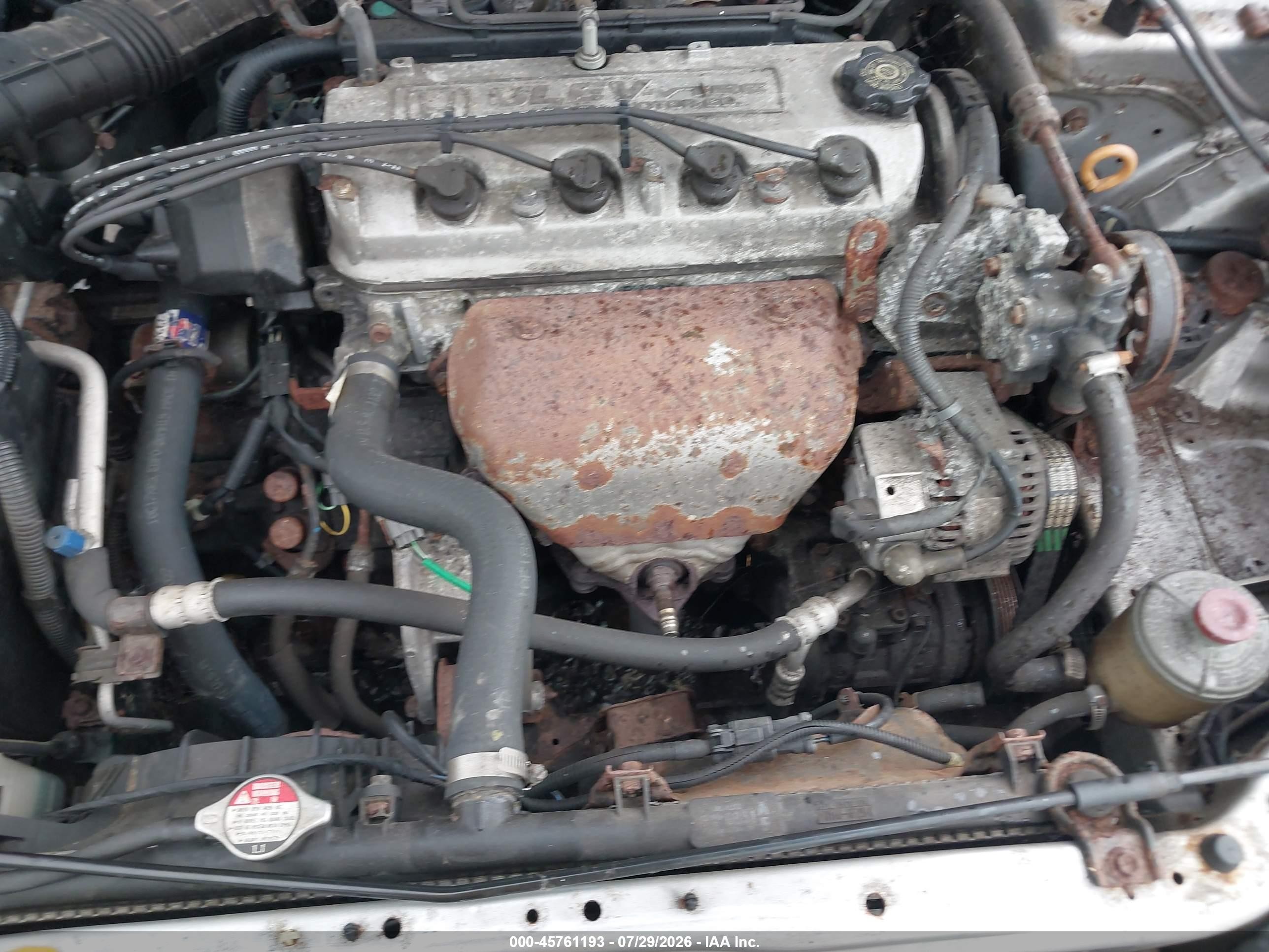 2002 Honda Accord 2.3 Lx Gray vin: JHMCG665X2C014602