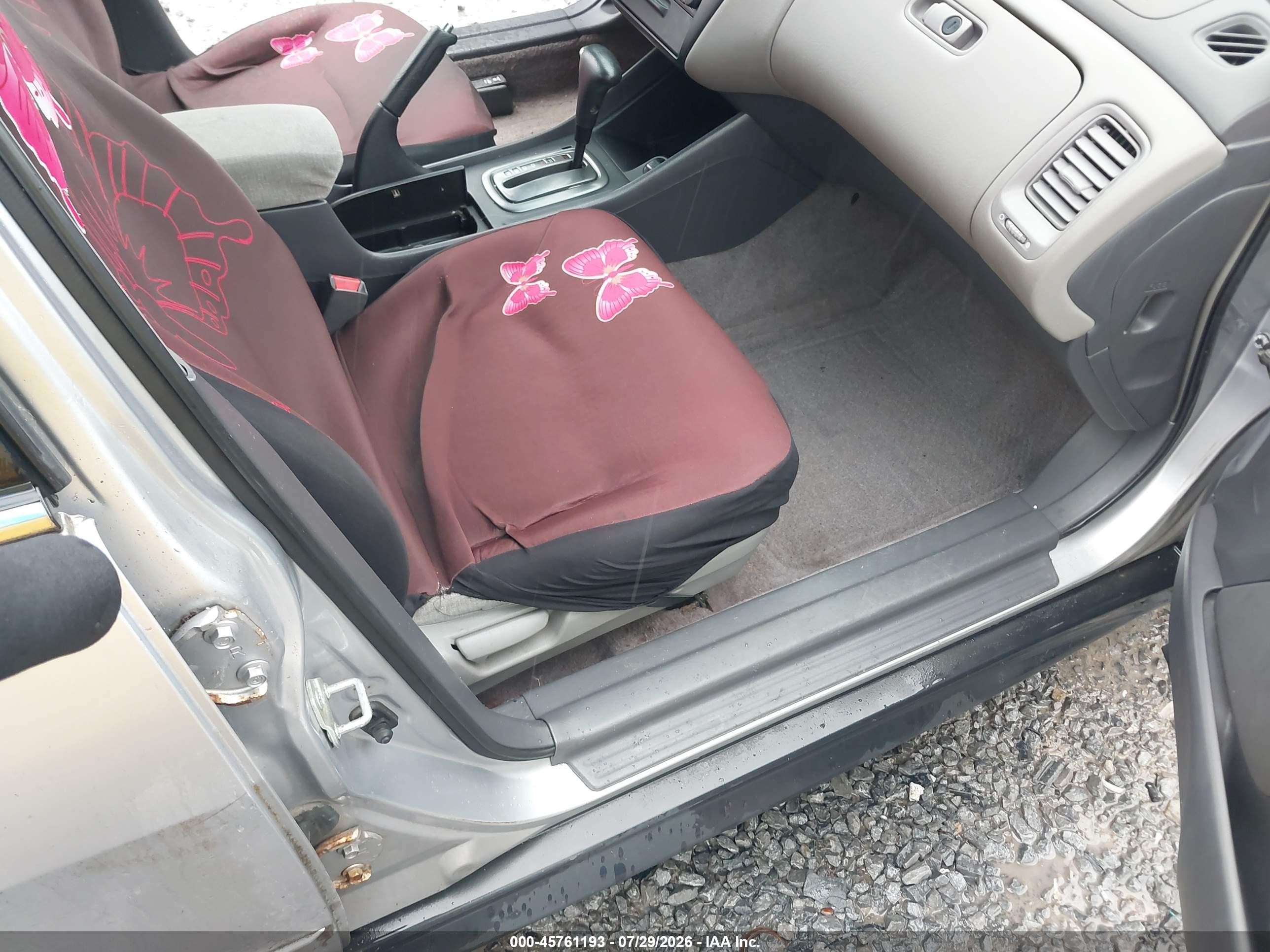 2002 Honda Accord 2.3 Lx Gray vin: JHMCG665X2C014602