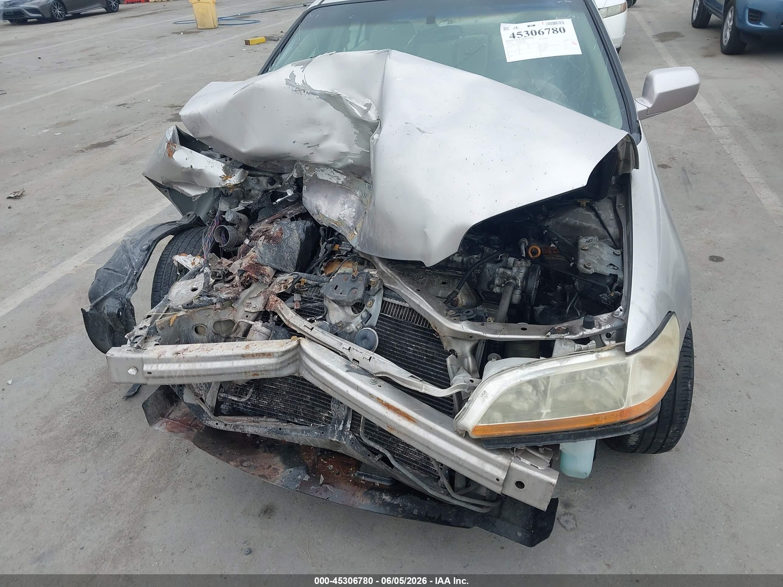 1999 Honda Accord Ex Silver vin: JHMCG6670XC030395