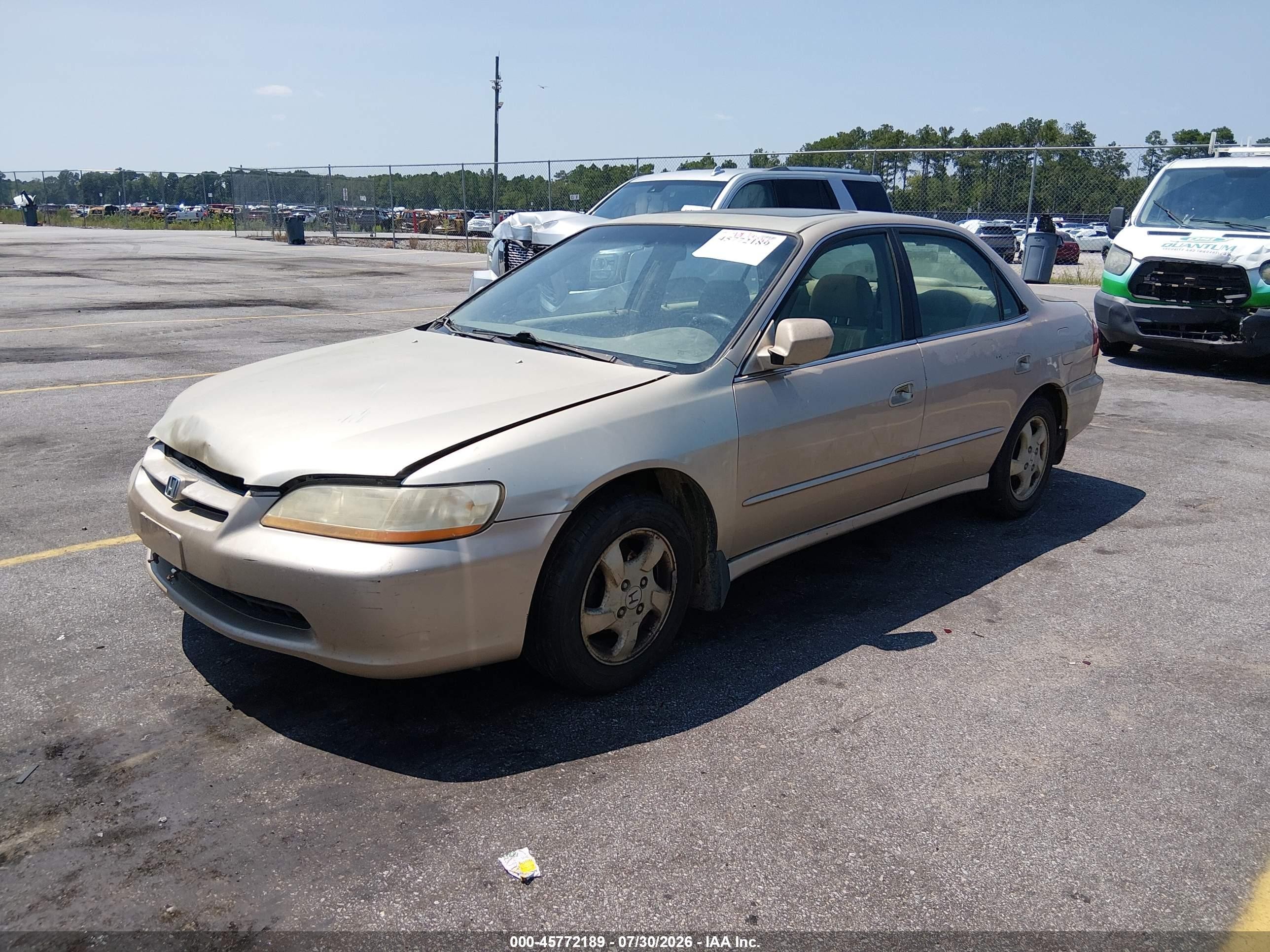 2000 Honda Accord 2.3 Ex Tan vin: JHMCG6674YC005095