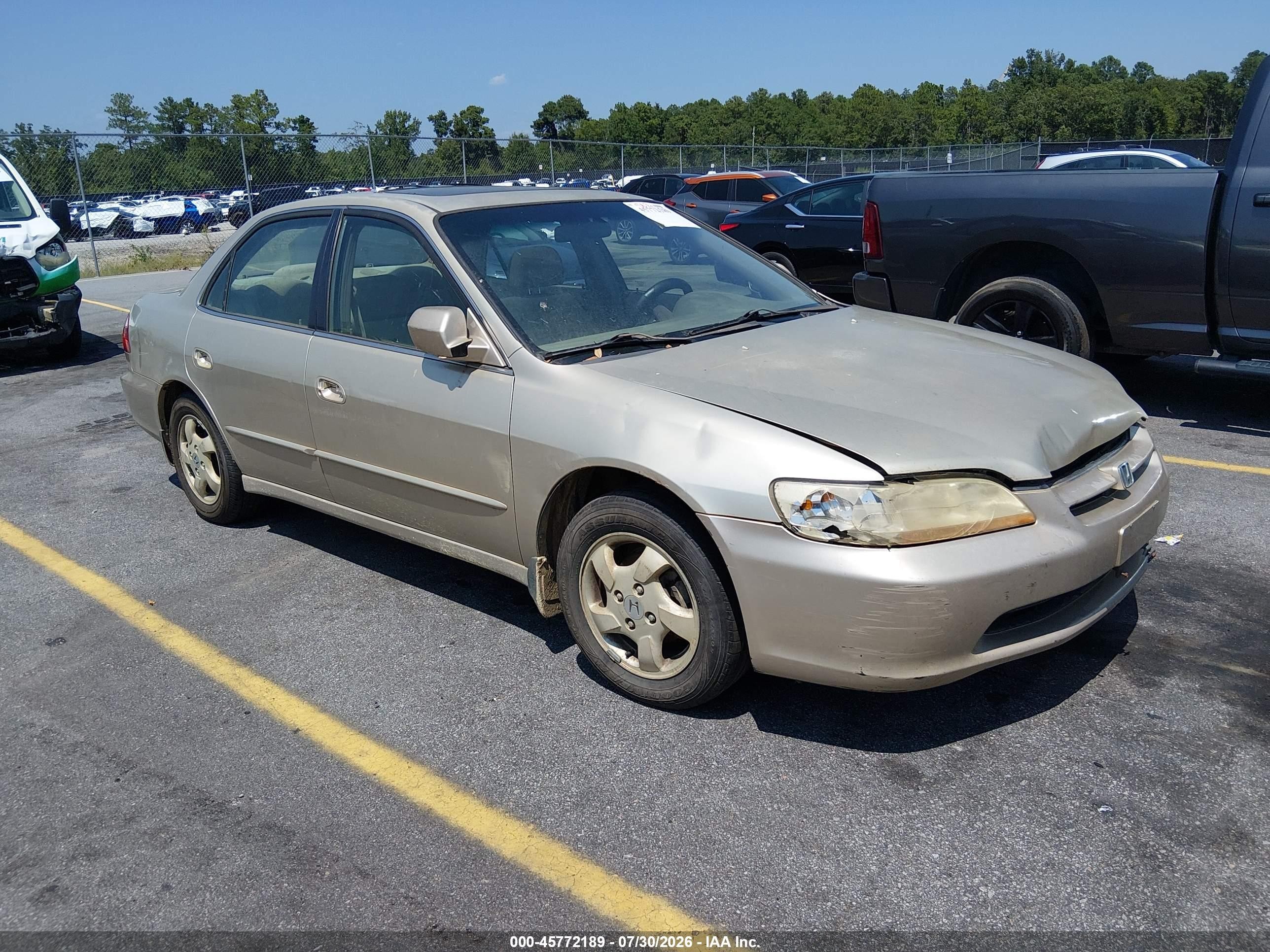 2000 Honda Accord 2.3 Ex Tan vin: JHMCG6674YC005095