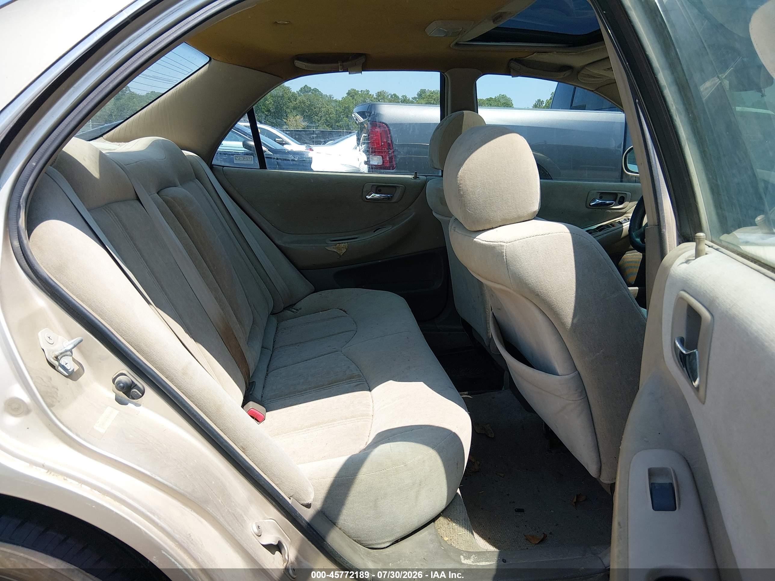 2000 Honda Accord 2.3 Ex Tan vin: JHMCG6674YC005095