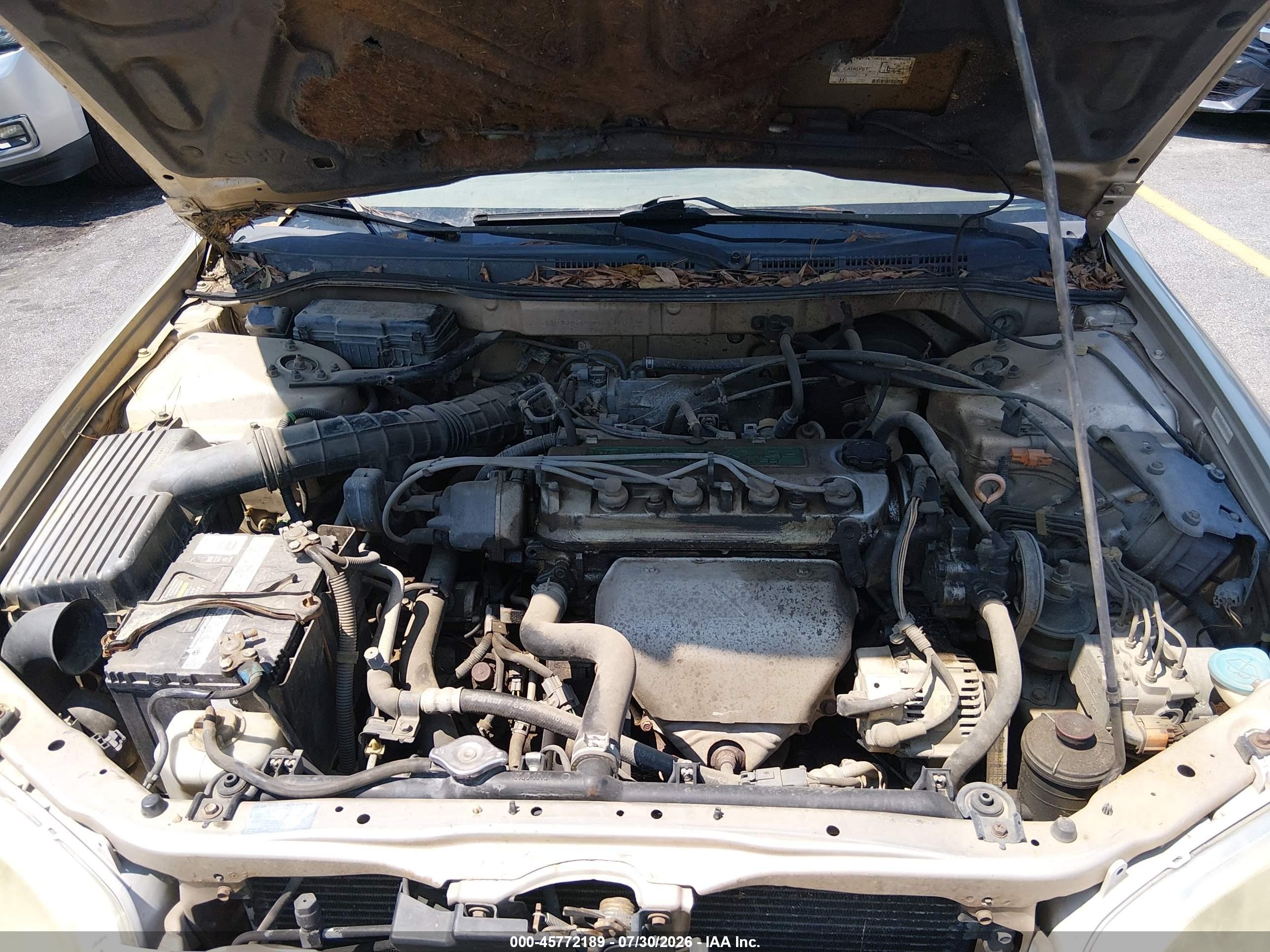 2000 Honda Accord 2.3 Ex Tan vin: JHMCG6674YC005095