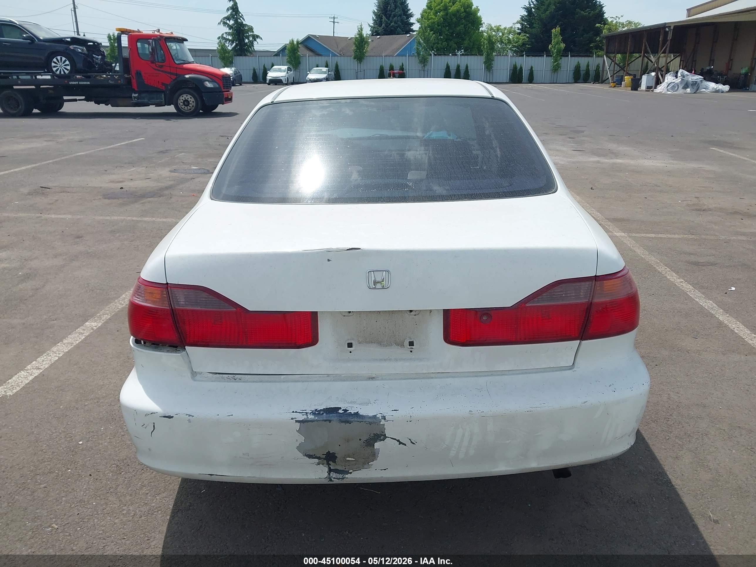 1999 Honda Accord Ex White vin: JHMCG6675XC027735