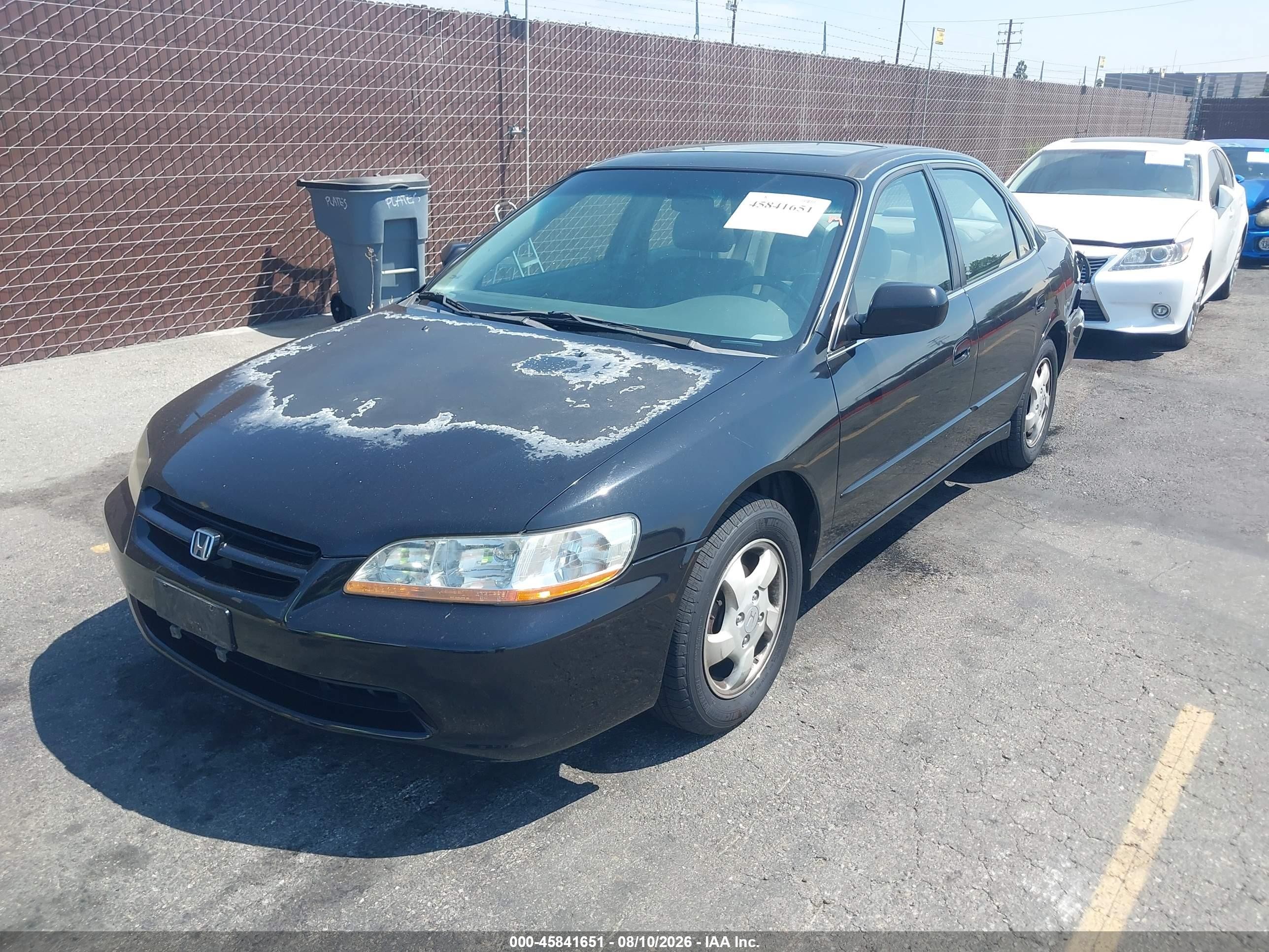 1999 Honda Accord Ex Черный vin: JHMCG6675XC036418