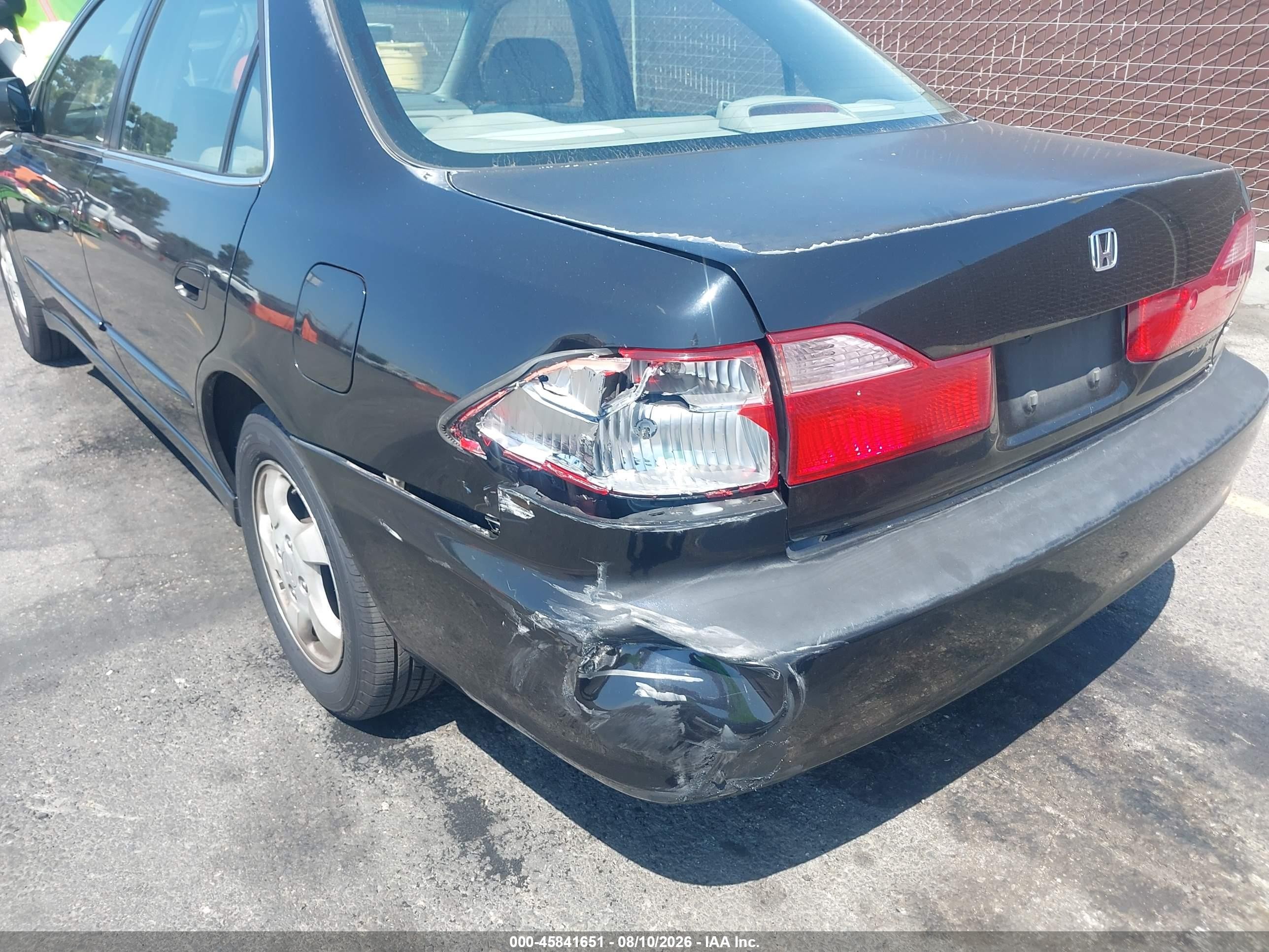 1999 Honda Accord Ex Черный vin: JHMCG6675XC036418