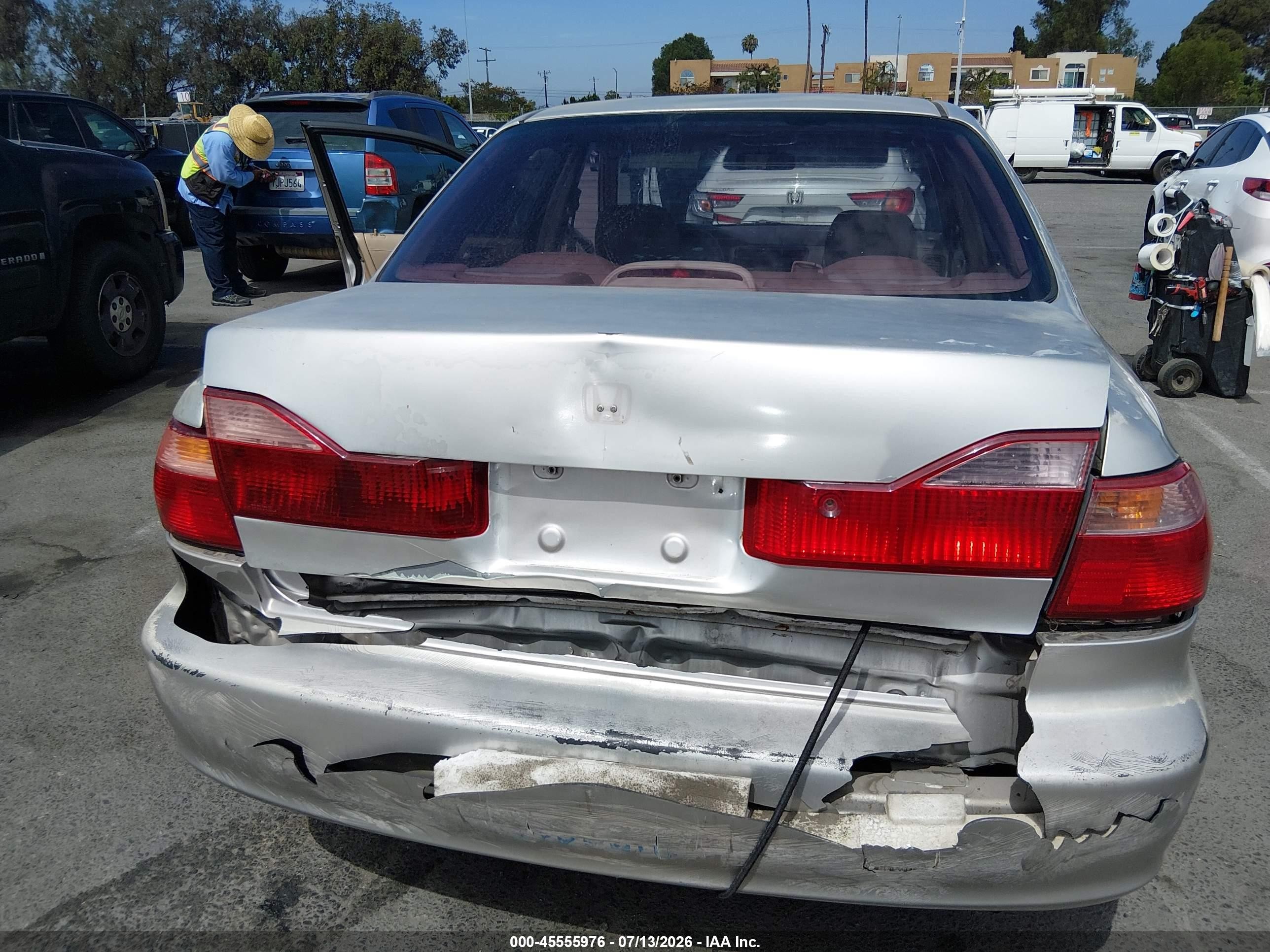 1999 Honda Accord Ex Gray vin: JHMCG6676XC020759