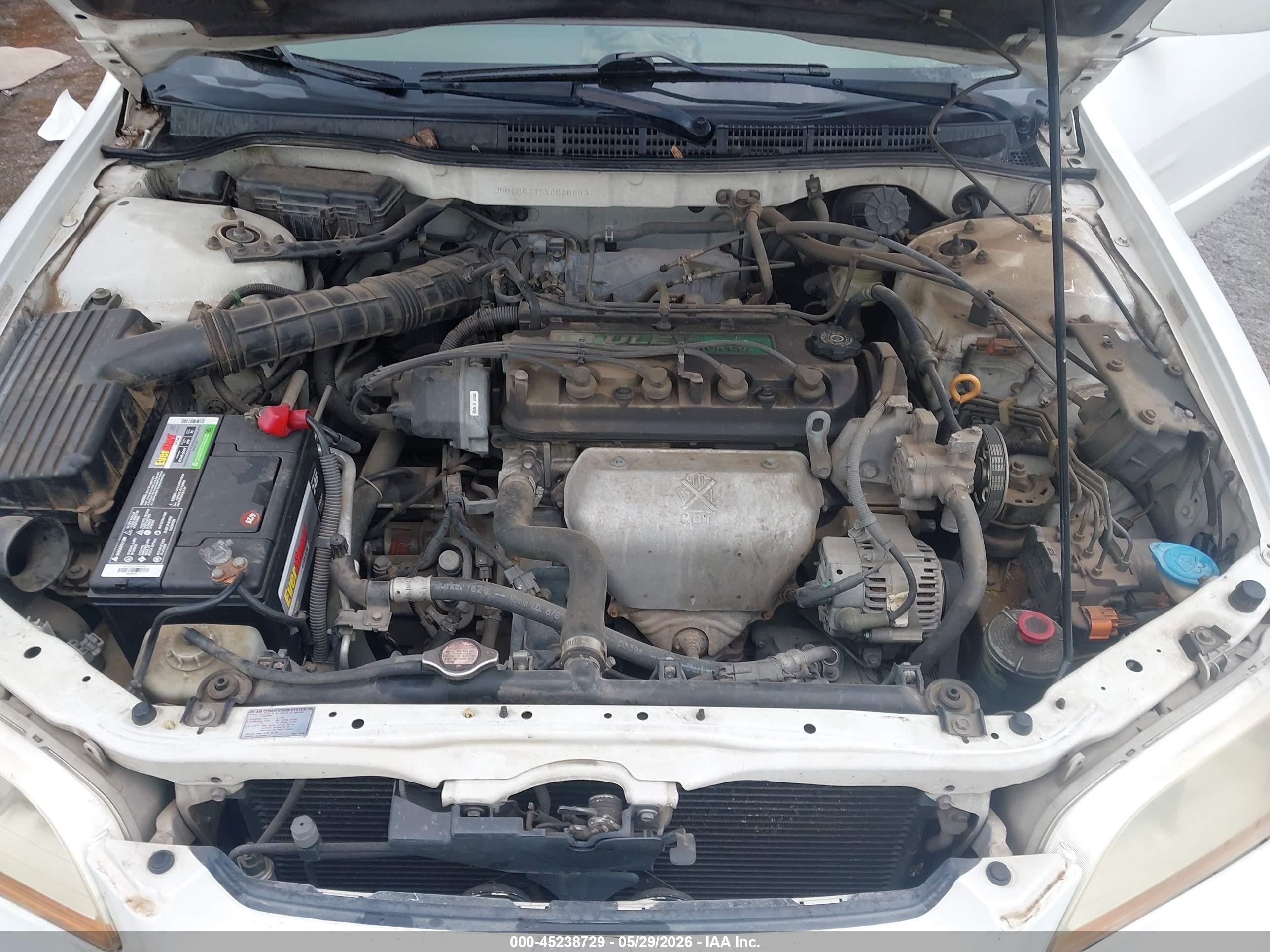 1999 Honda Accord Ex Белый vin: JHMCG6676XC030563