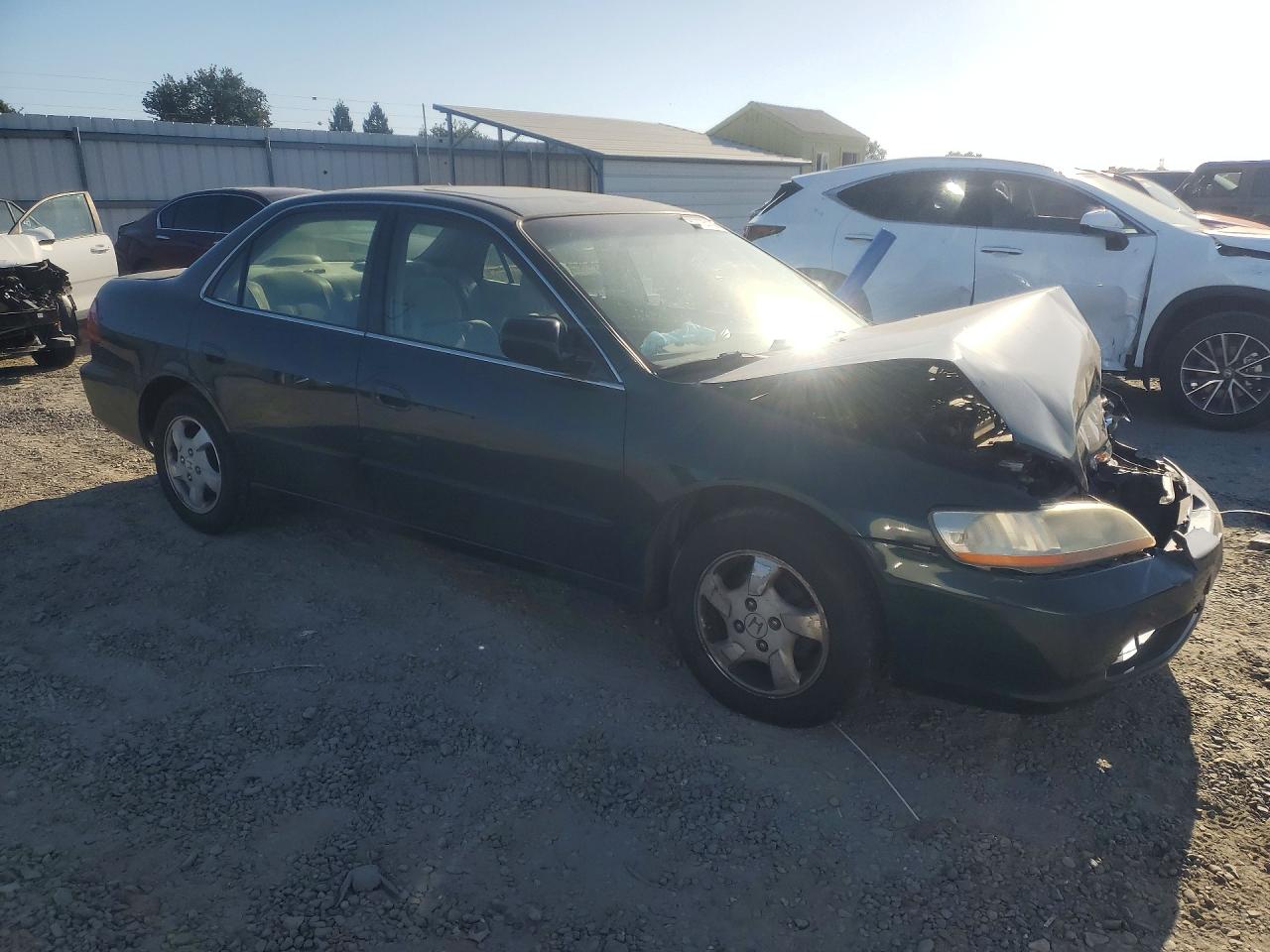 2000 Honda Accord Ex Green vin: JHMCG6676YC030404