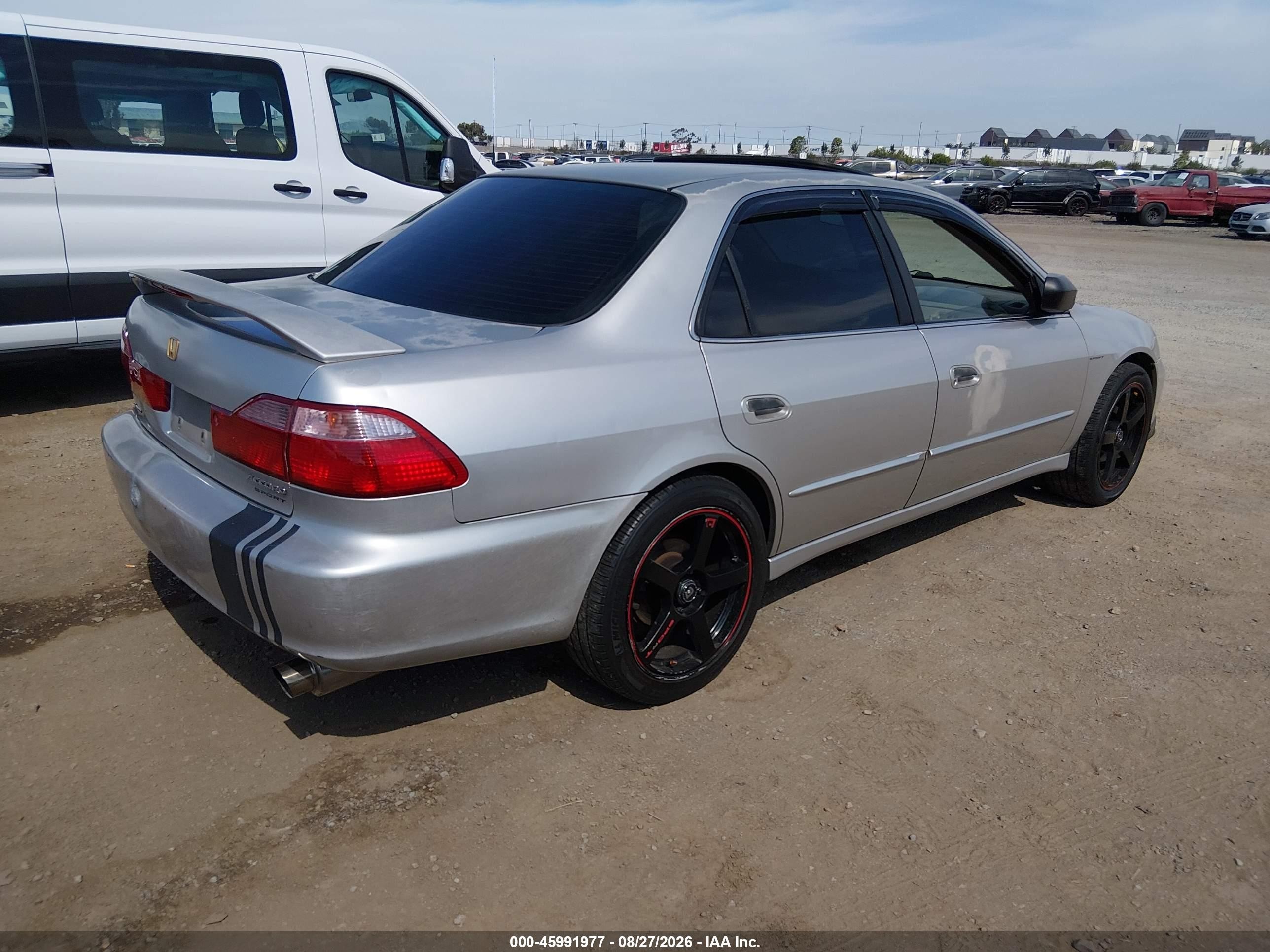1999 Honda Accord Ex Silver vin: JHMCG6677XC018485