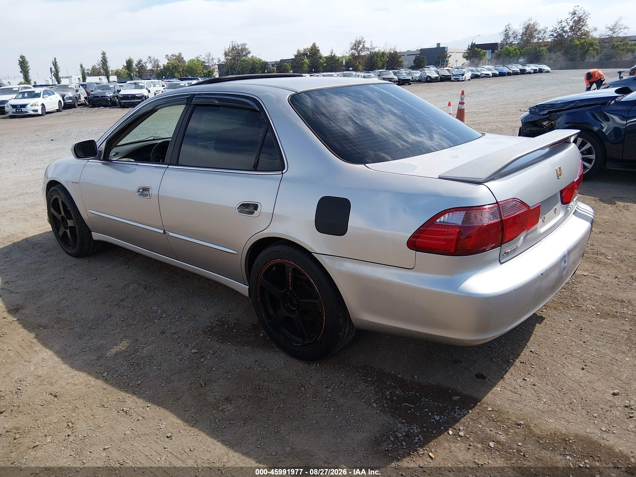 1999 Honda Accord Ex Silver vin: JHMCG6677XC018485