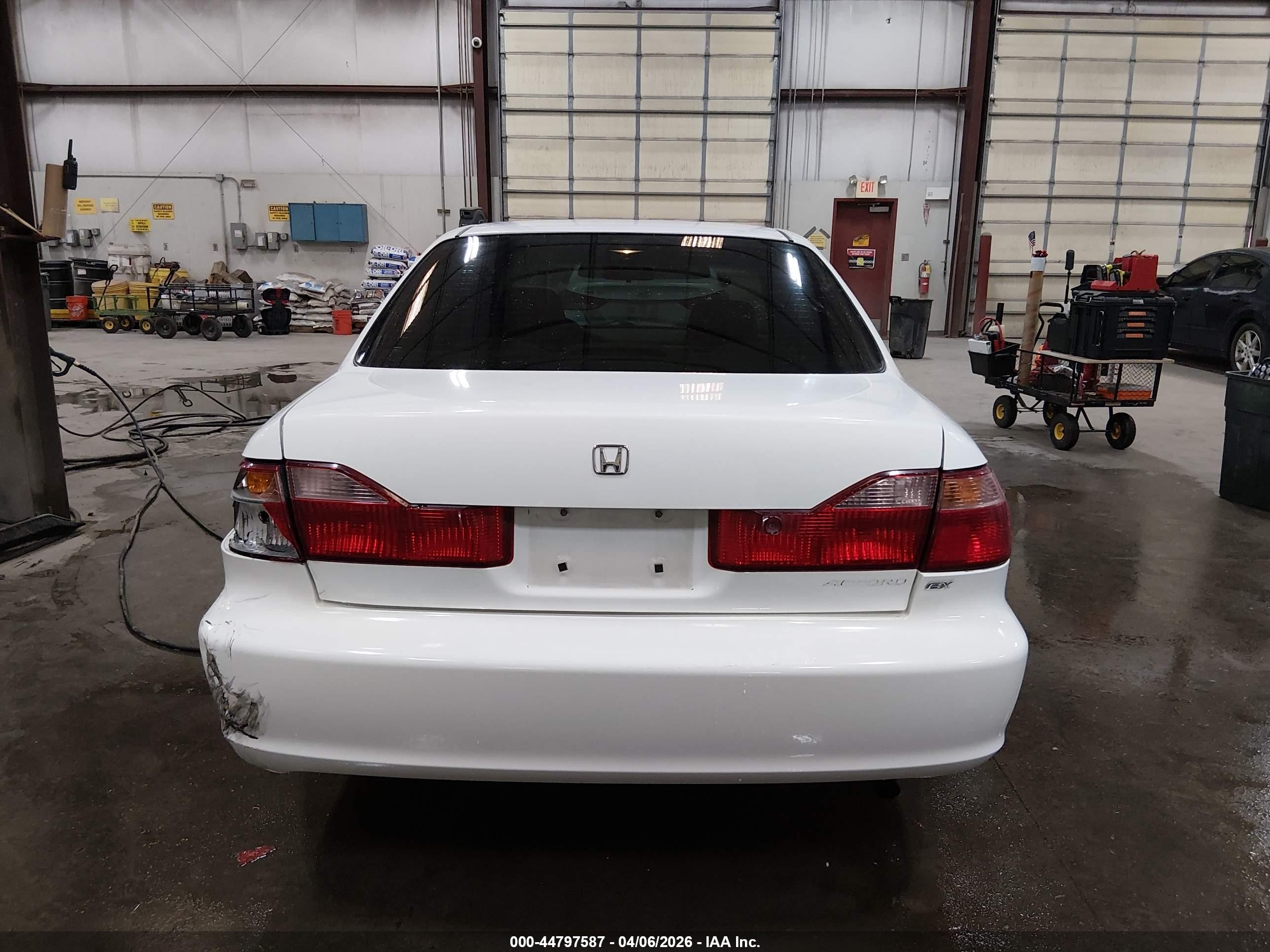 1999 Honda Accord Ex White vin: JHMCG6678XC035084