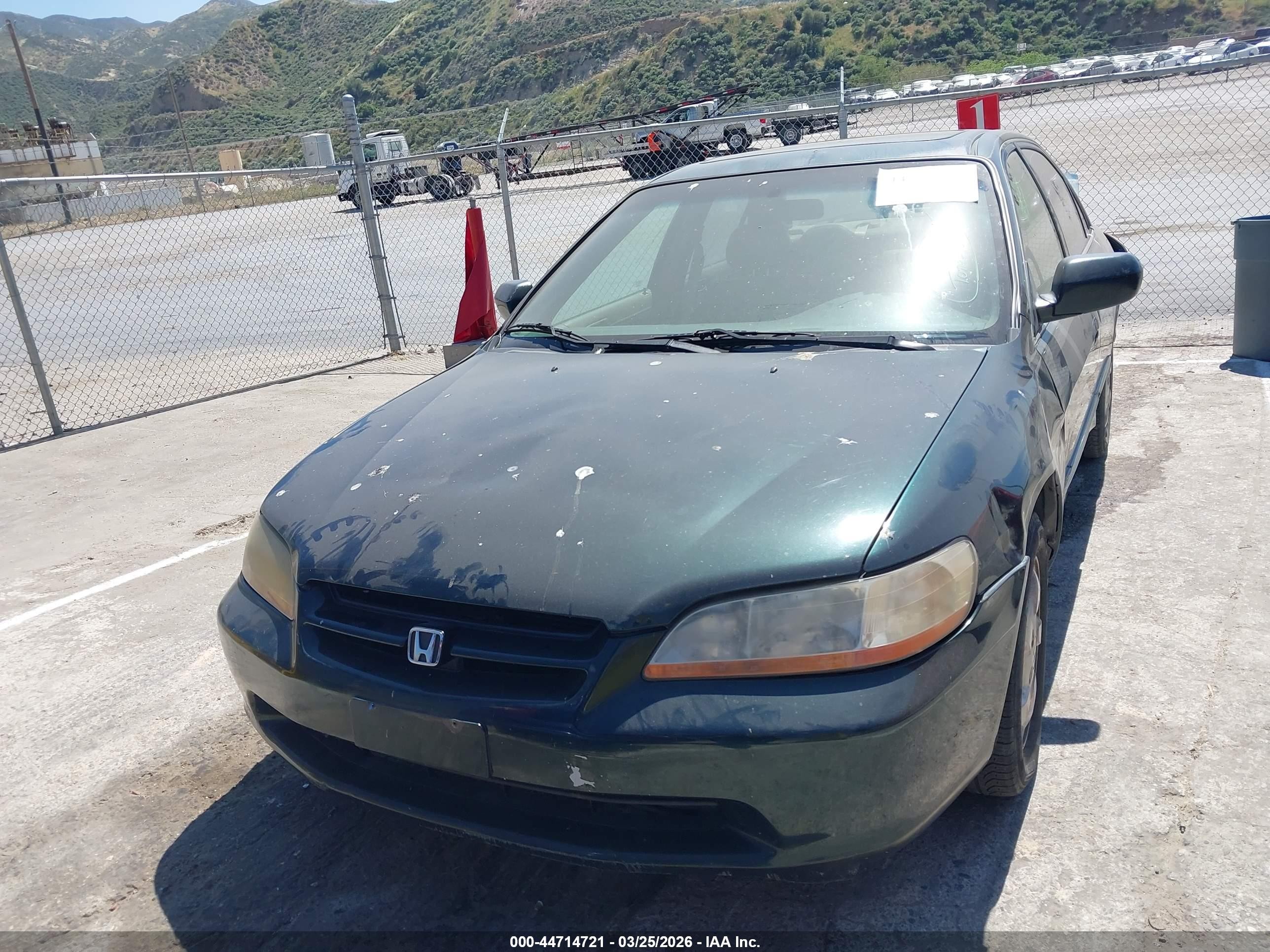 1999 Honda Accord Ex Green vin: JHMCG667XXC016682