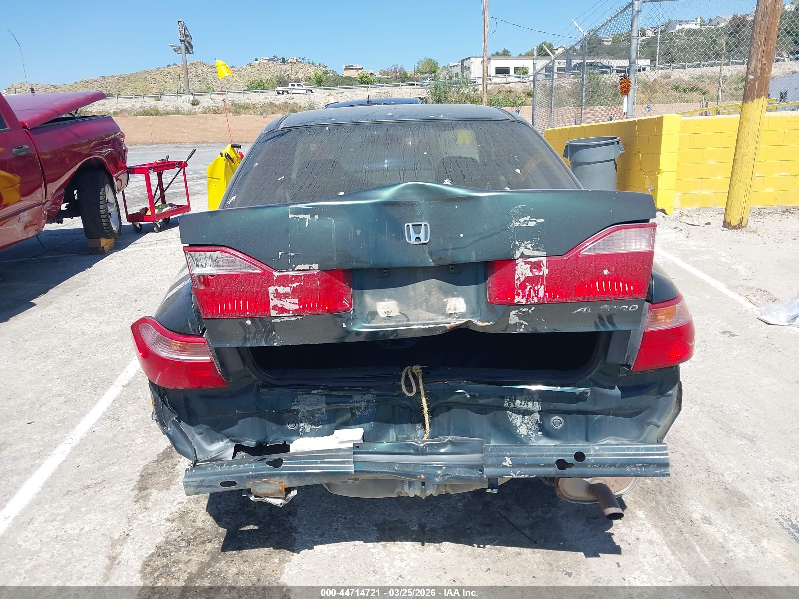 1999 Honda Accord Ex Green vin: JHMCG667XXC016682