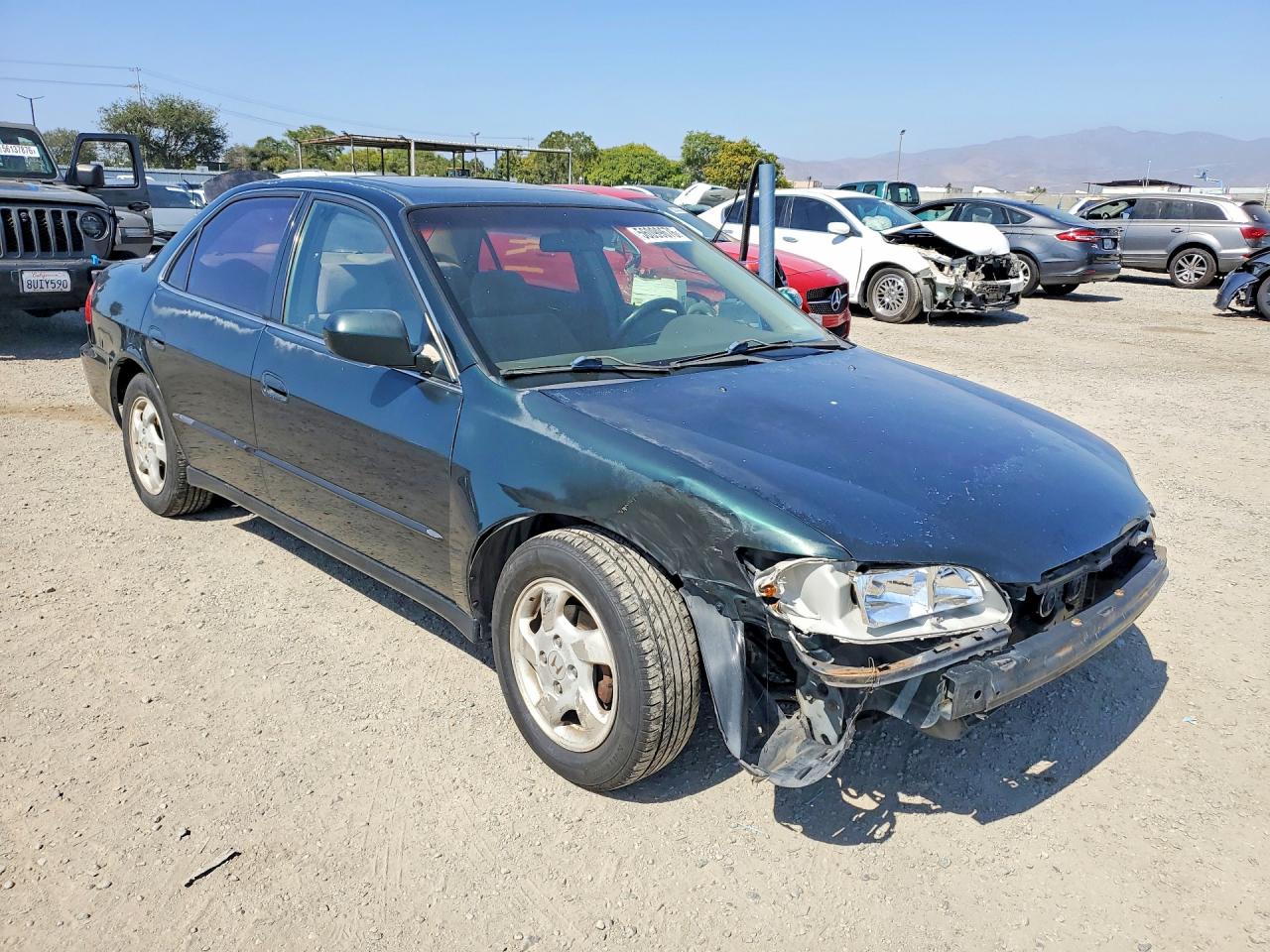 2000 Honda Accord Ex Green vin: JHMCG667XYC035136