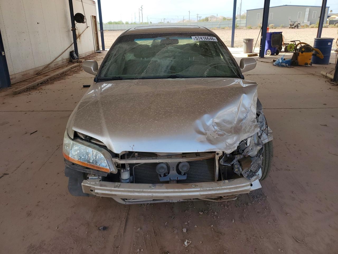2001 Honda Accord Ex Silver vin: JHMCG66811C017039