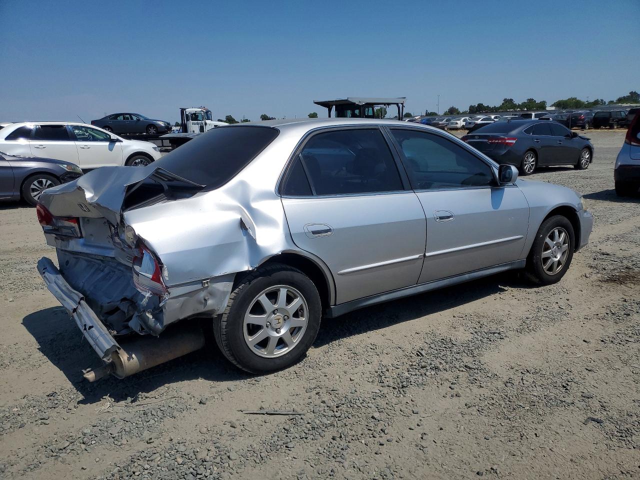 2002 Honda Accord Ex Silver vin: JHMCG66812C030102