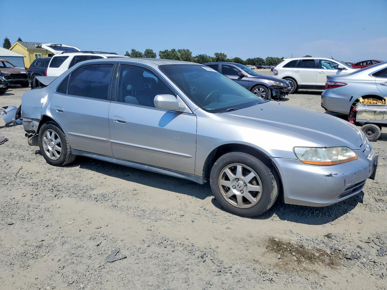 2002 Honda Accord Ex Silver vin: JHMCG66812C030102