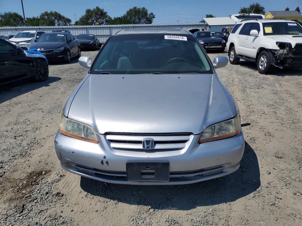 2002 Honda Accord Ex Silver vin: JHMCG66812C030102