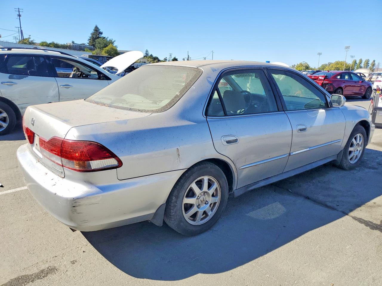 2002 Honda Accord Ex Silver vin: JHMCG66852C028580