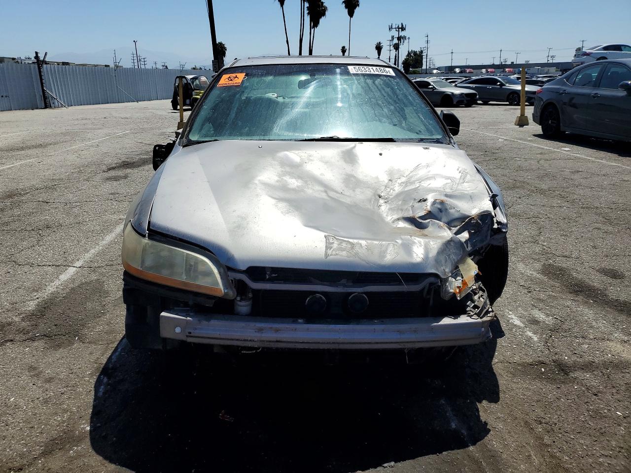 2000 Honda Accord Ex Silver vin: JHMCG6685YC005437