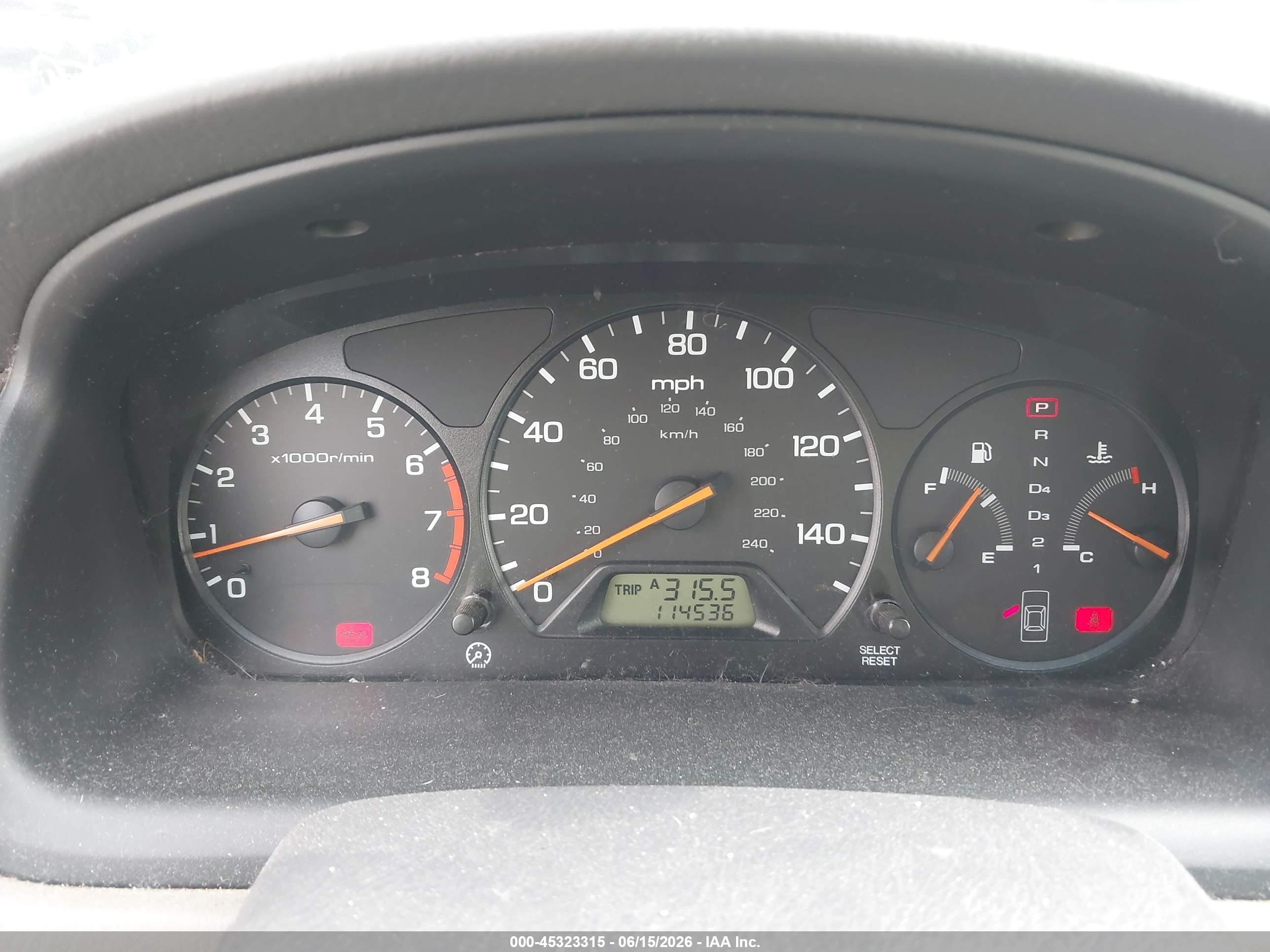 2002 Honda Accord 2.3 Ex/2.3 Se Silver vin: JHMCG66862C009410