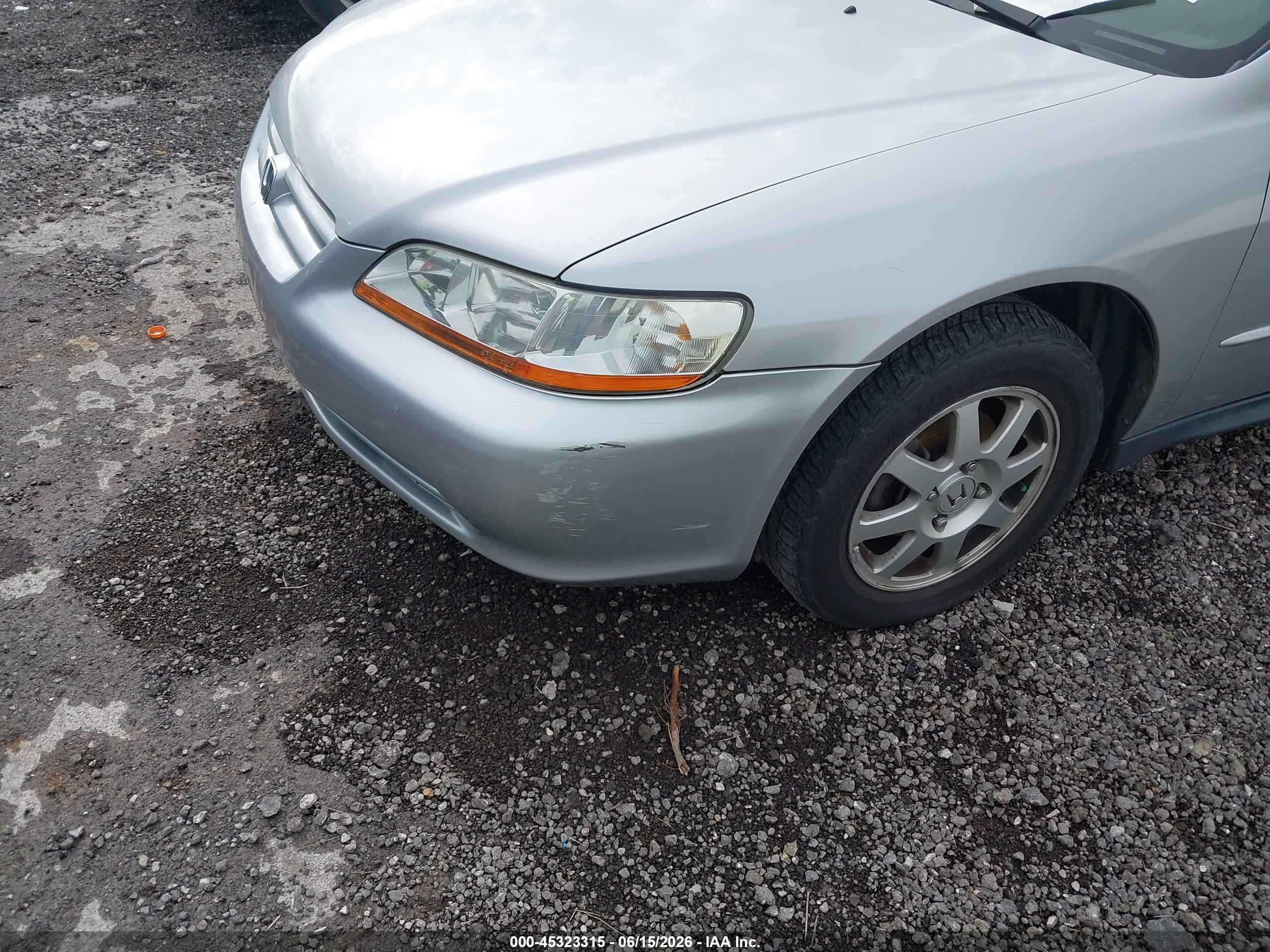 2002 Honda Accord 2.3 Ex/2.3 Se Silver vin: JHMCG66862C009410