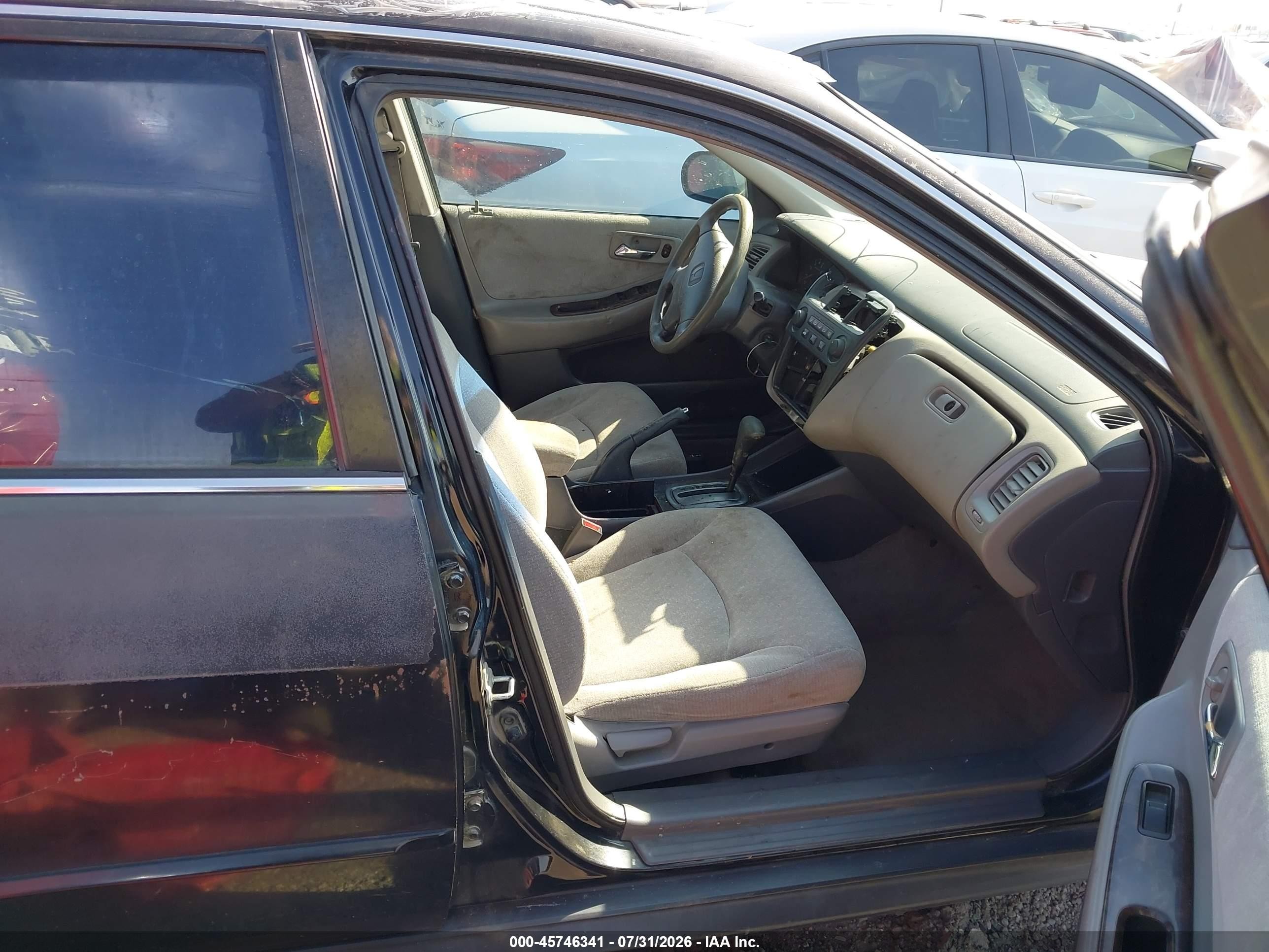 2002 Honda Accord 2.3 Ex/2.3 Se Black vin: JHMCG66862C021380