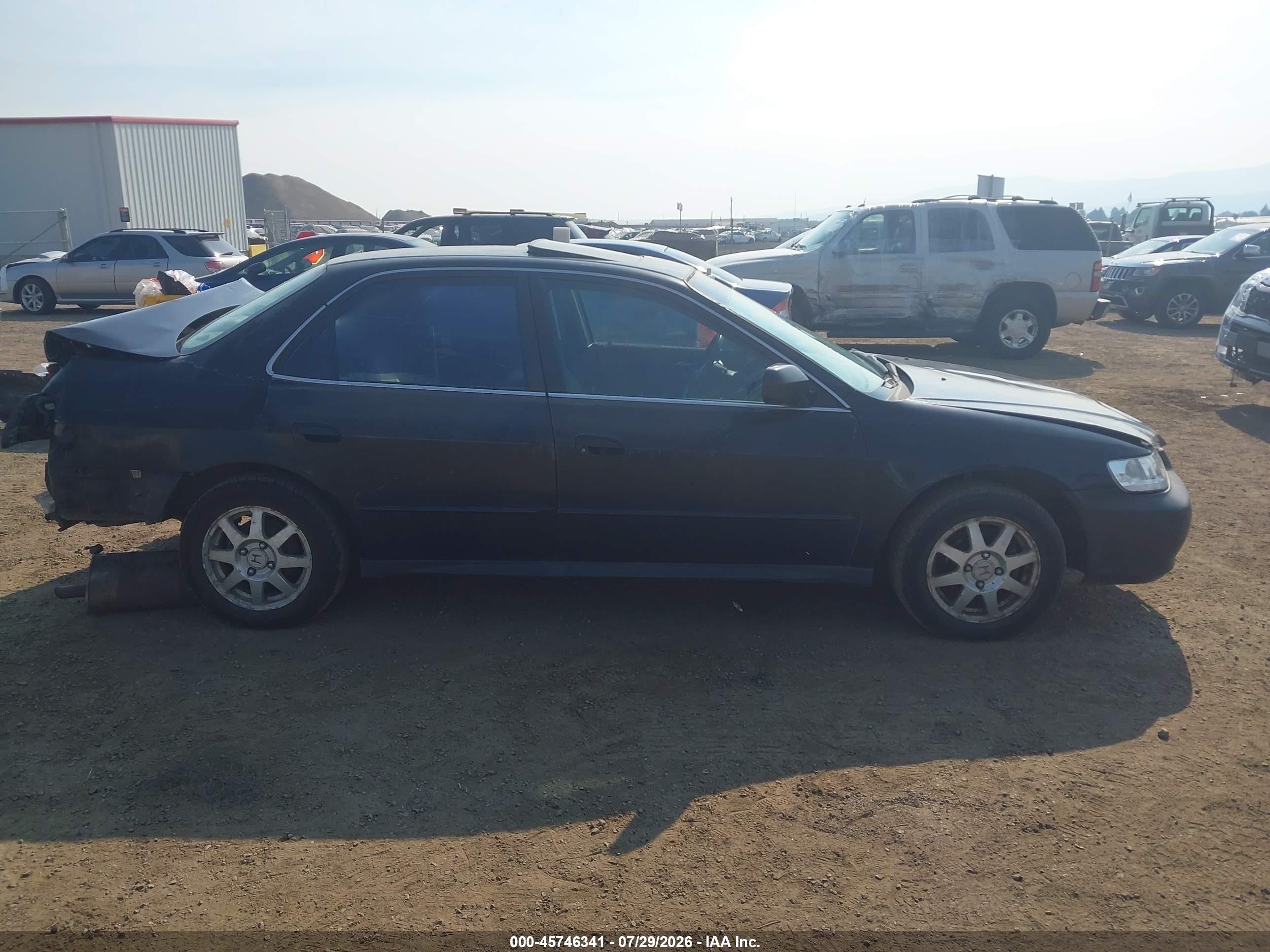 2002 Honda Accord 2.3 Ex/2.3 Se Black vin: JHMCG66862C021380