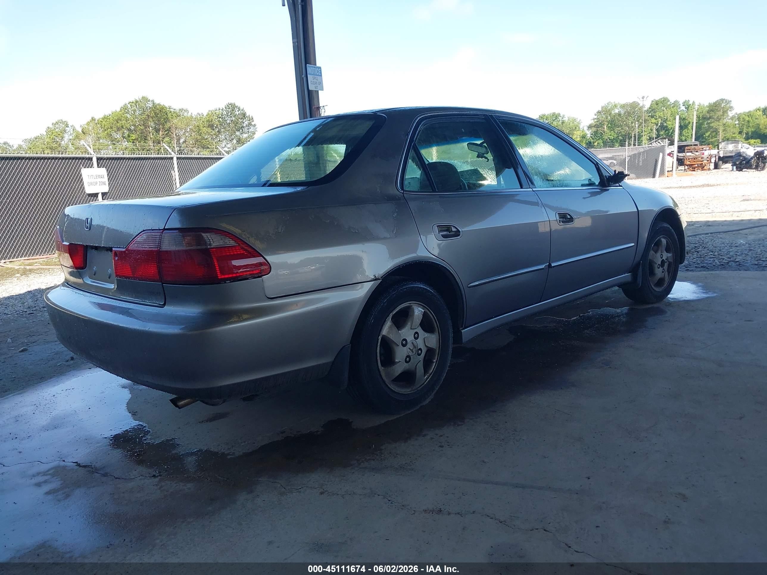 2000 Honda Accord 2.3 Ex Серый vin: JHMCG6686YC024885