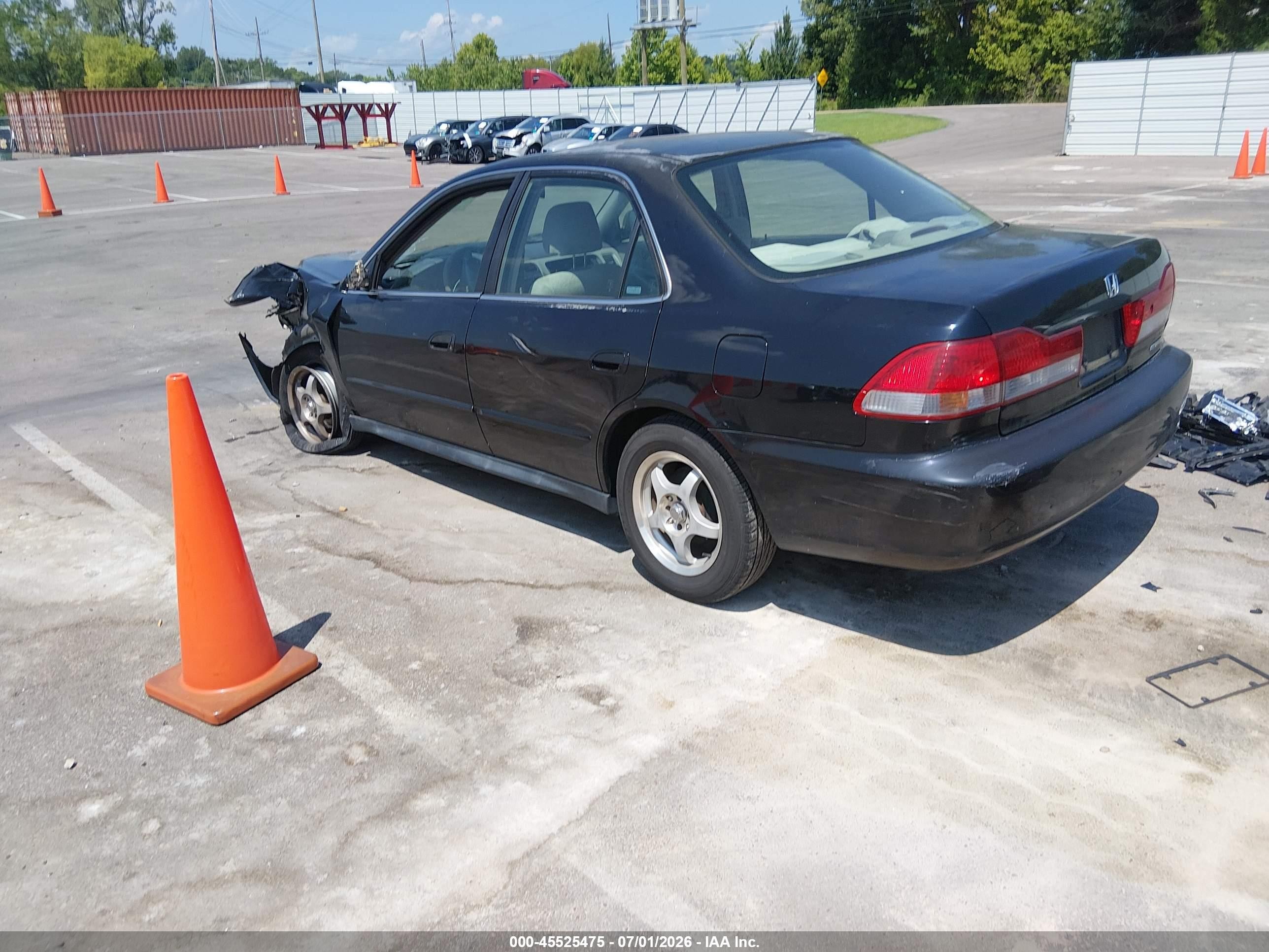 2002 Honda Accord 2.3 Ex/2.3 Se Black vin: JHMCG66882C005374