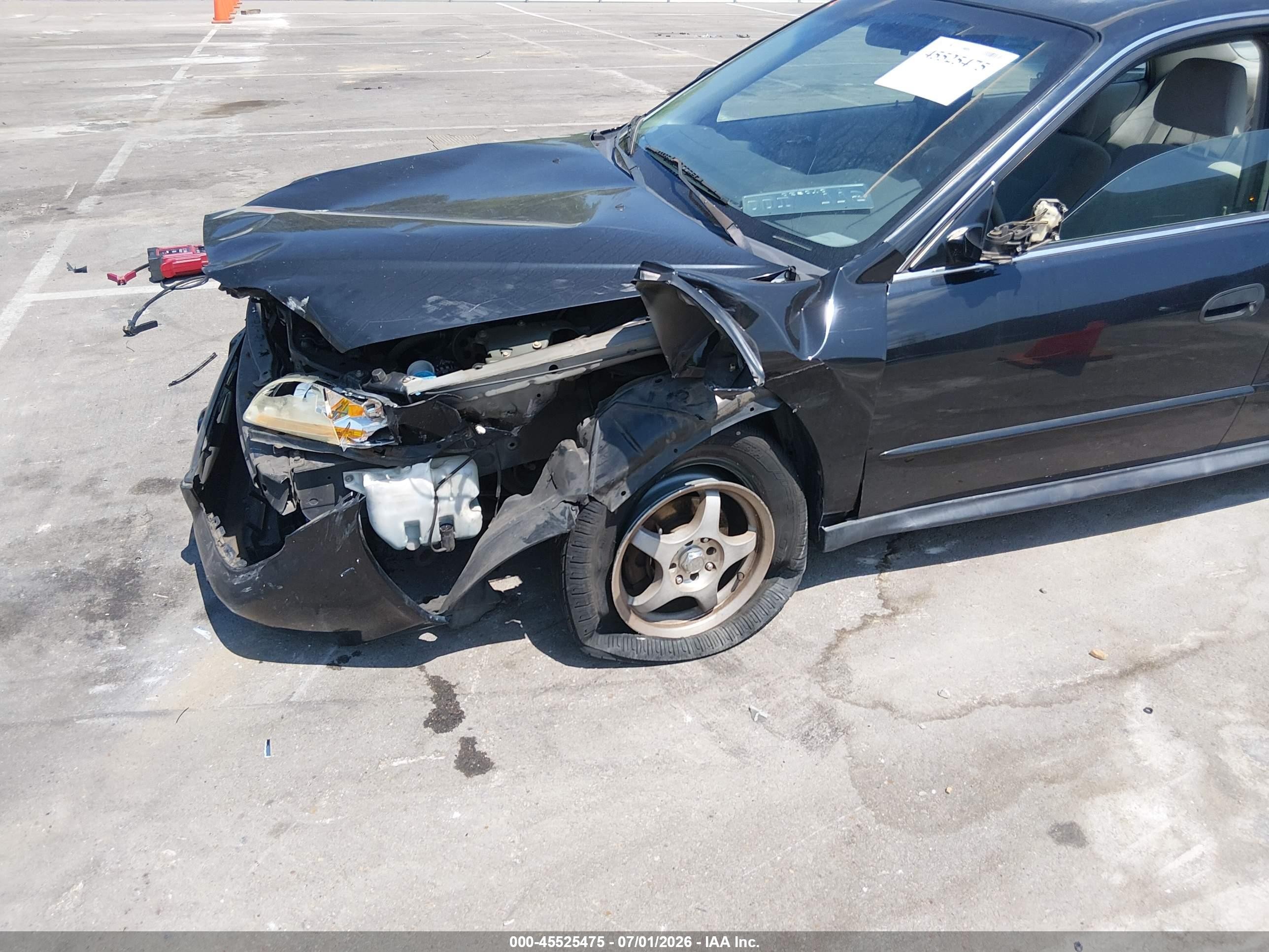 2002 Honda Accord 2.3 Ex/2.3 Se Black vin: JHMCG66882C005374